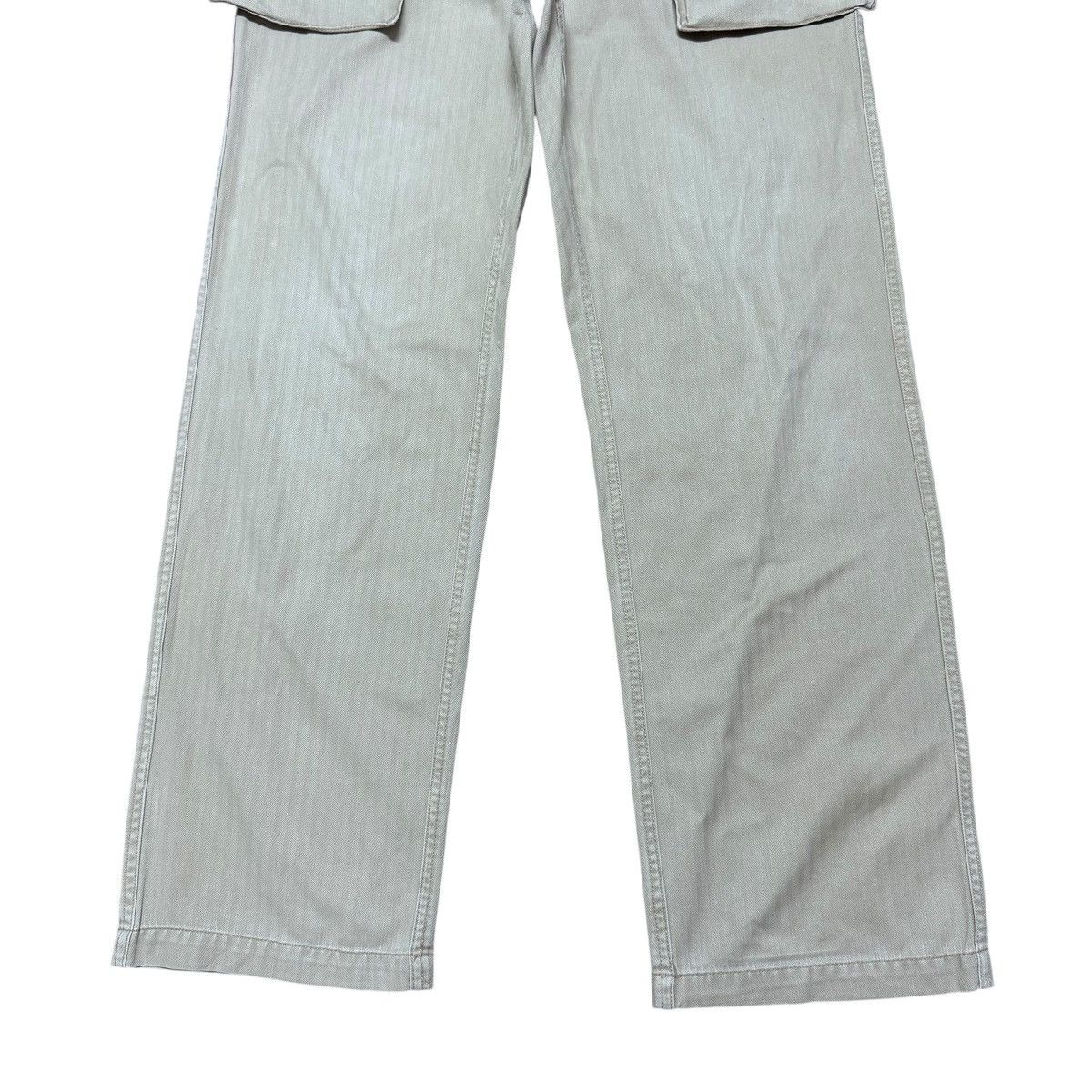 Nigel Cabourn NINELIVES Herringbone Military Monkey Pants Size US 32 / EU 48 - 6 Thumbnail
