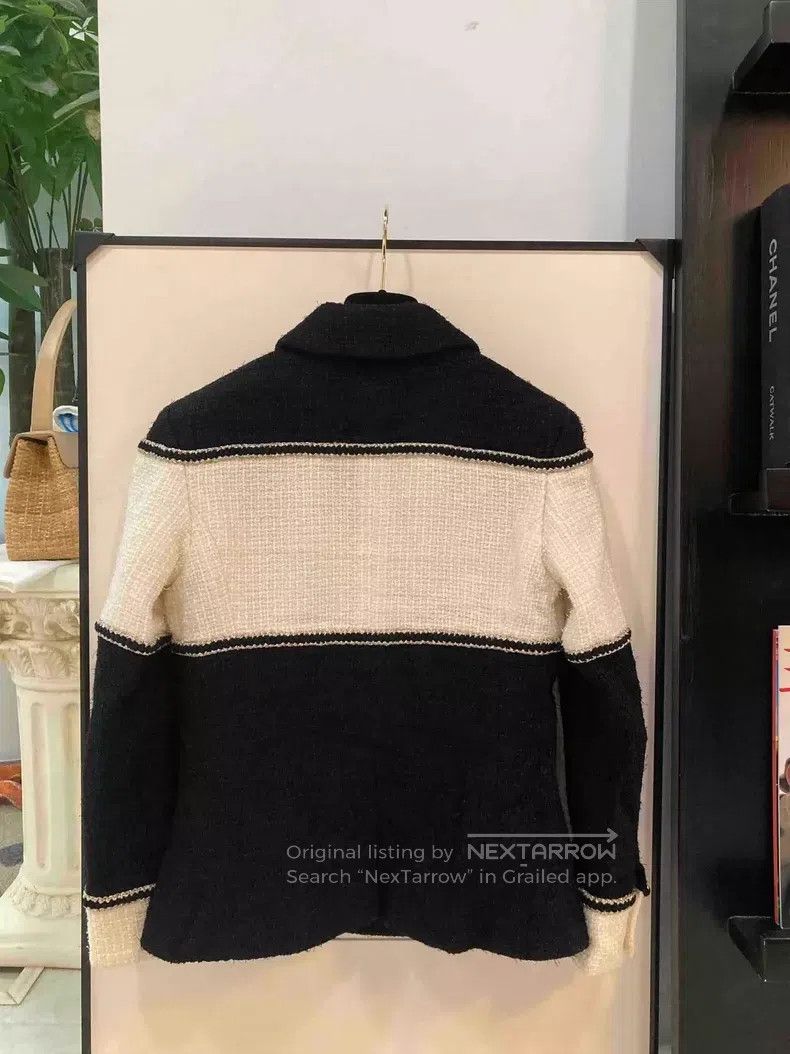 Chanel Chanel Kangpeng Street black and white stitched jacket Size XXS / US 00 / IT 34 - 2 Thumbnail