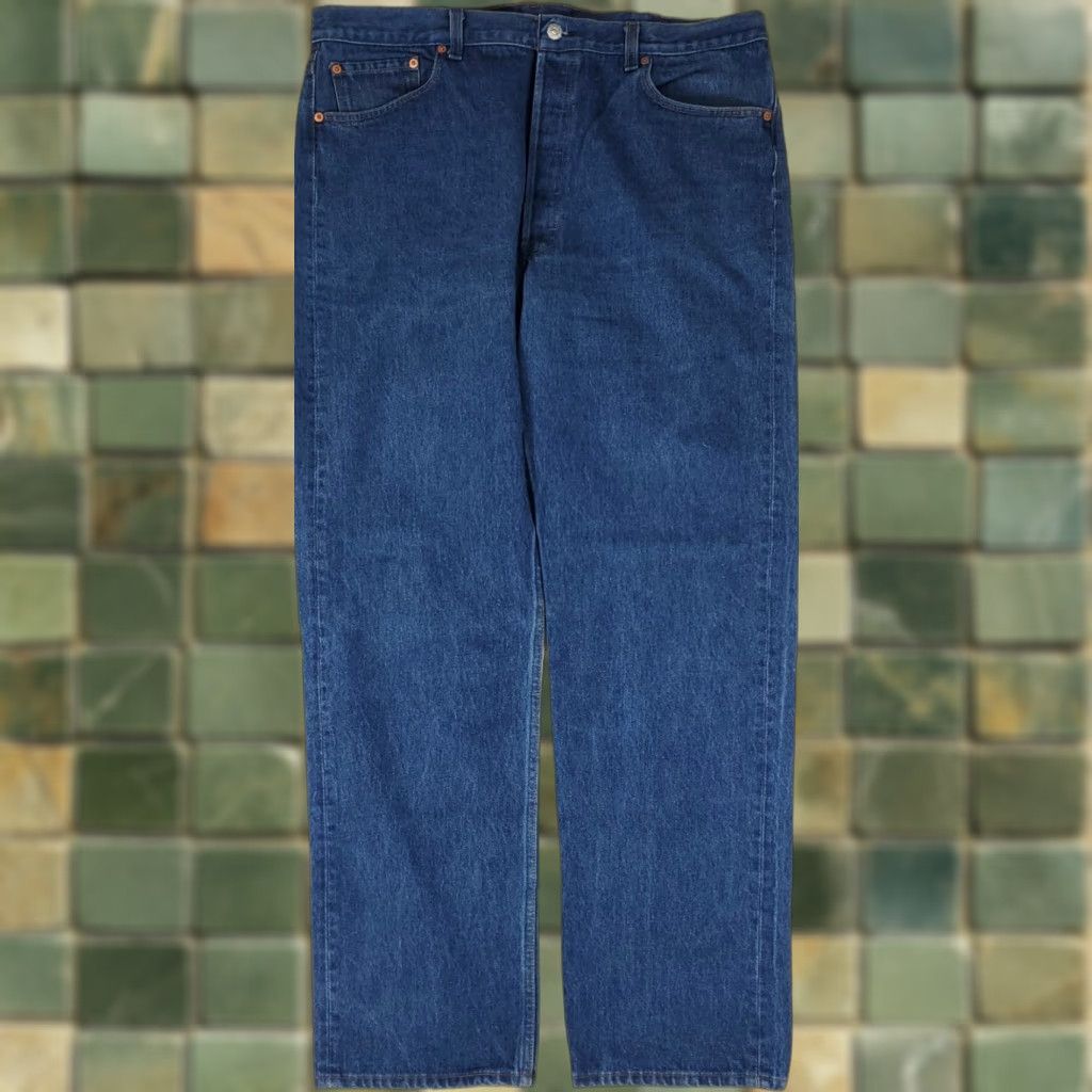 Levi's VINTAGE Levi's 501 XX Jeans Made USA Mens 39x33 Blue Straight 90s GT 501 VTG Made USA Mens 39x33 Actual Size US 39 - 1 Thumbnail