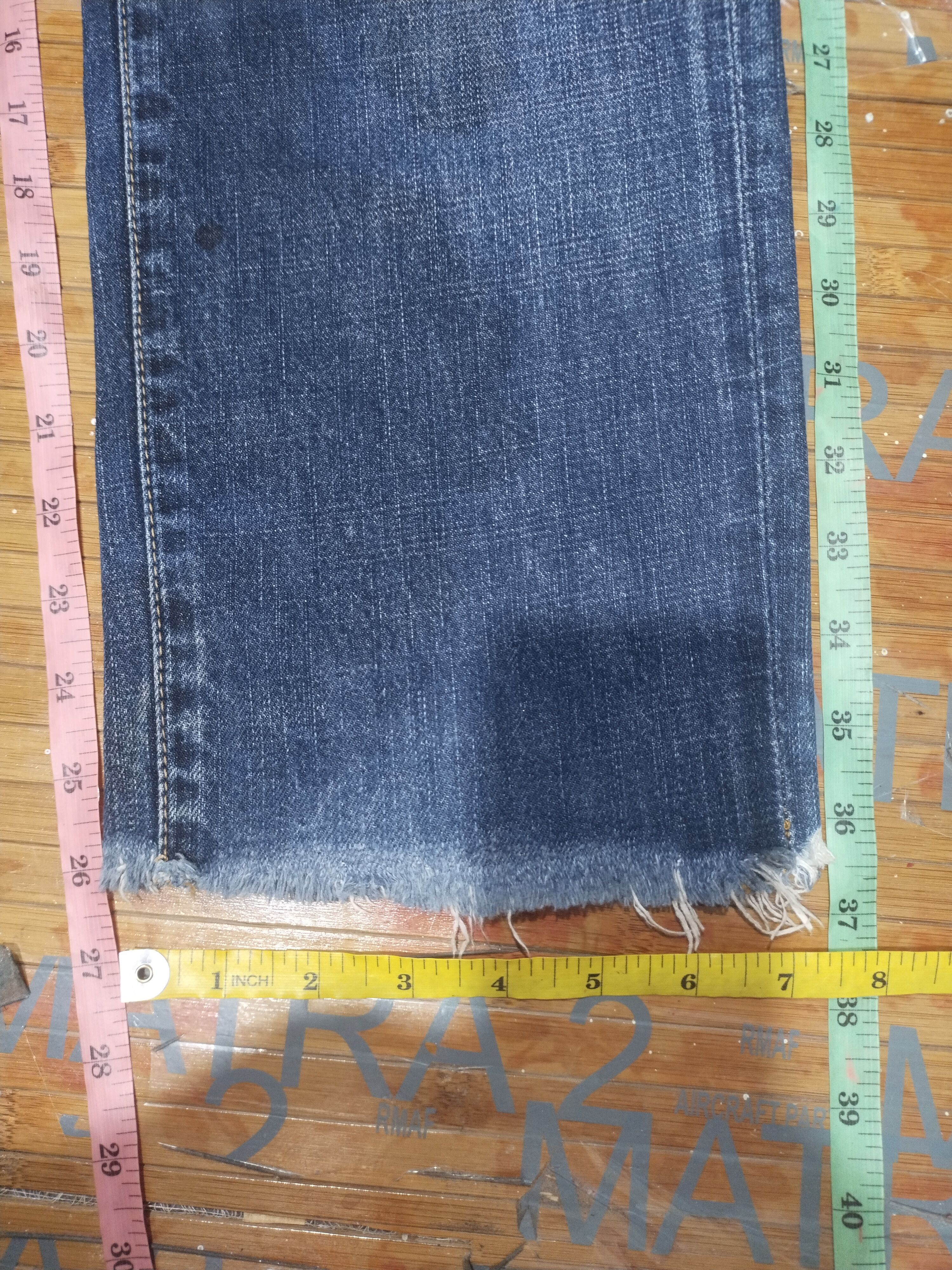Dsquared2 × Vintage Dsquared Vintage " Distressed Drnim Sz 36" Size US 36 / EU 52 - 6 Thumbnail
