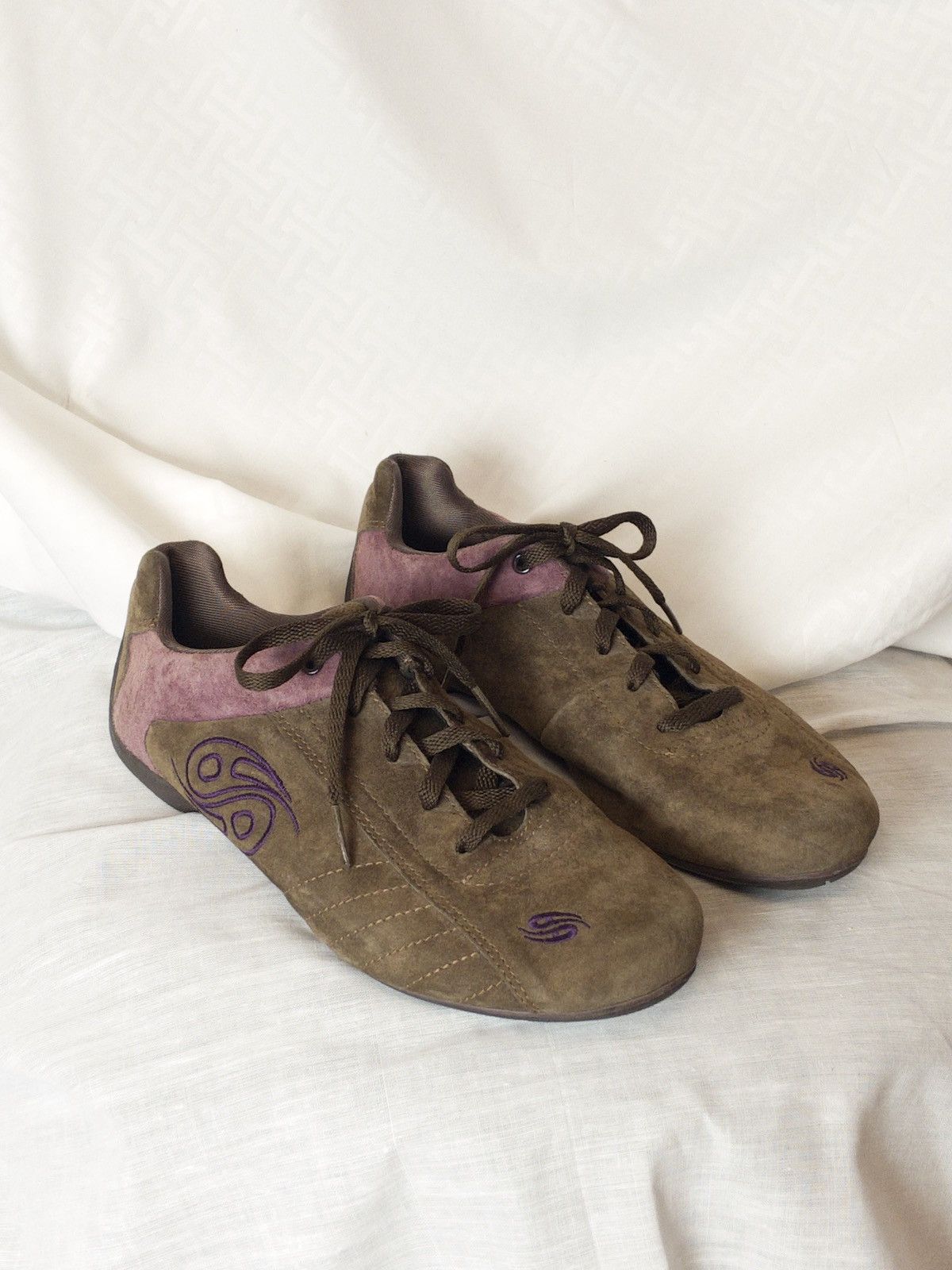 Dockers Dockers vintage y2k 2000s brown/lilac suede sneakers Size US 9 / IT 39 - 1 Thumbnail