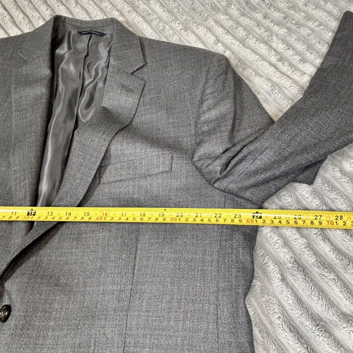 Ralph Lauren Ralph Lauren Sport Coat Men 48 R gray Houndstooth Silk Wool Size 48R - 7 Thumbnail