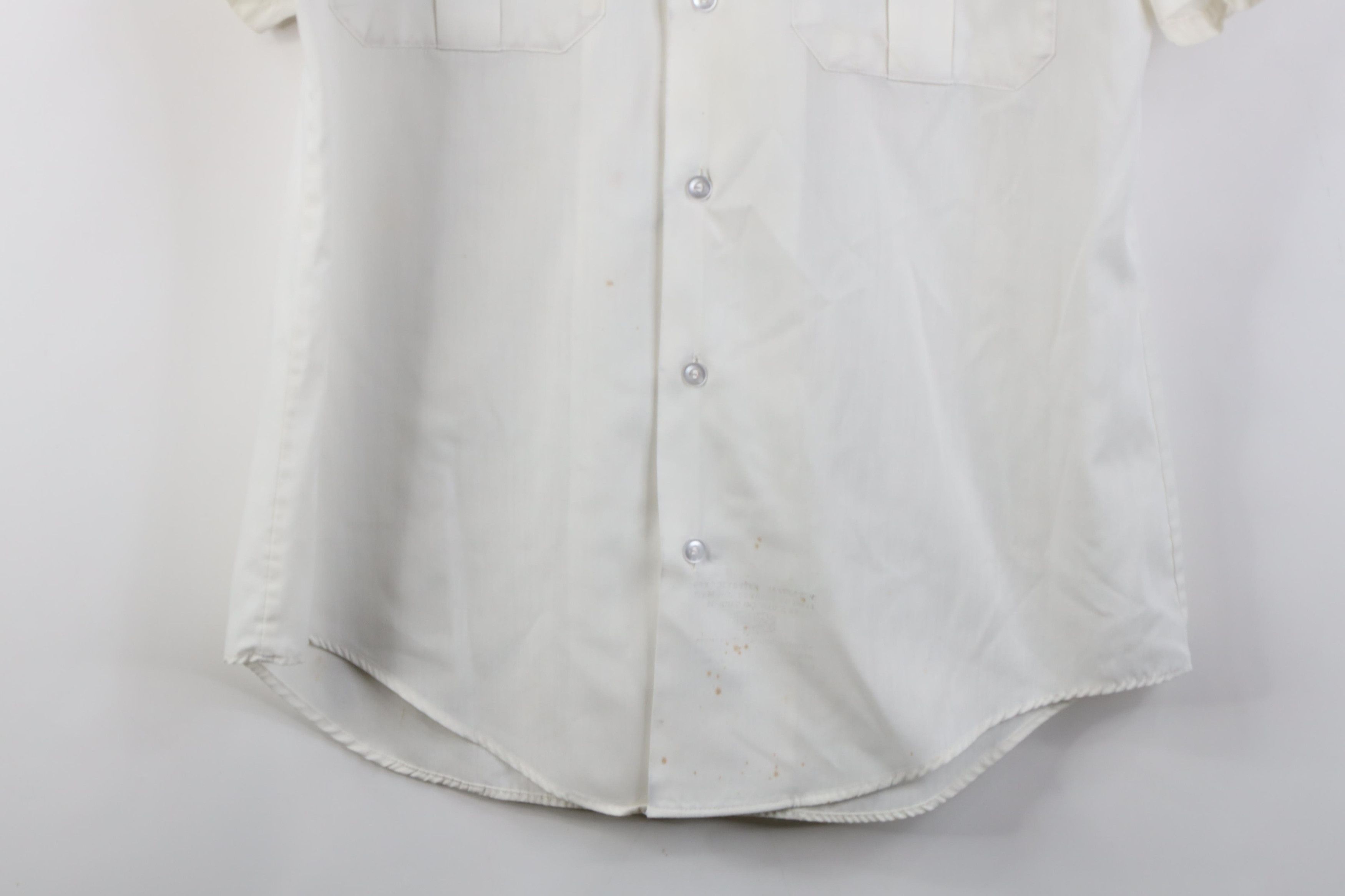 Vintage Vintage 70s Maumee Fire Department Button Shirt White USA Size US M / EU 48-50 / 2 - 3 Thumbnail