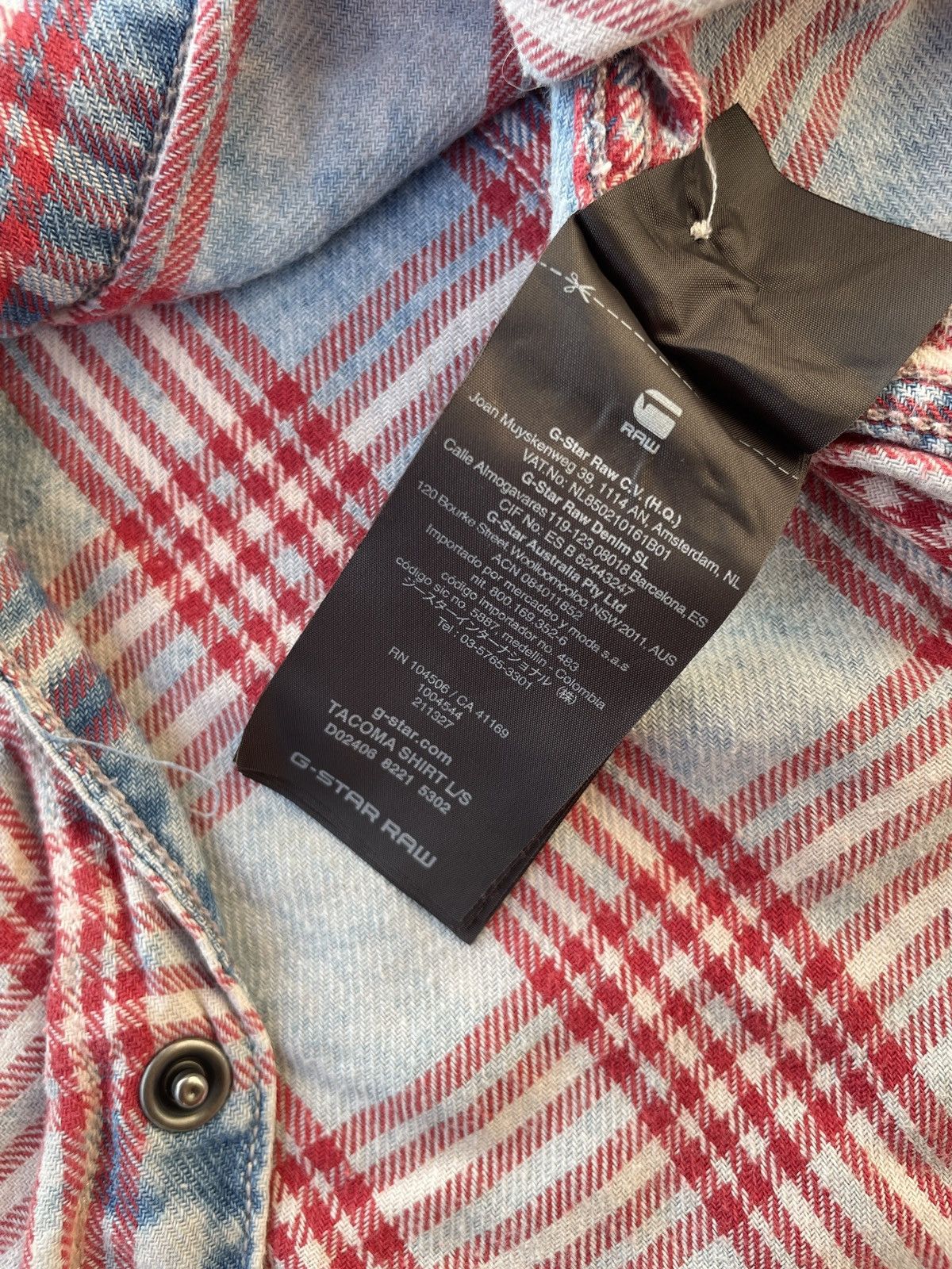 G-Star G-Star Raw Tacoma Longsleeve Check Shirt Size US L / EU 52-54 / 3 - 11 Thumbnail