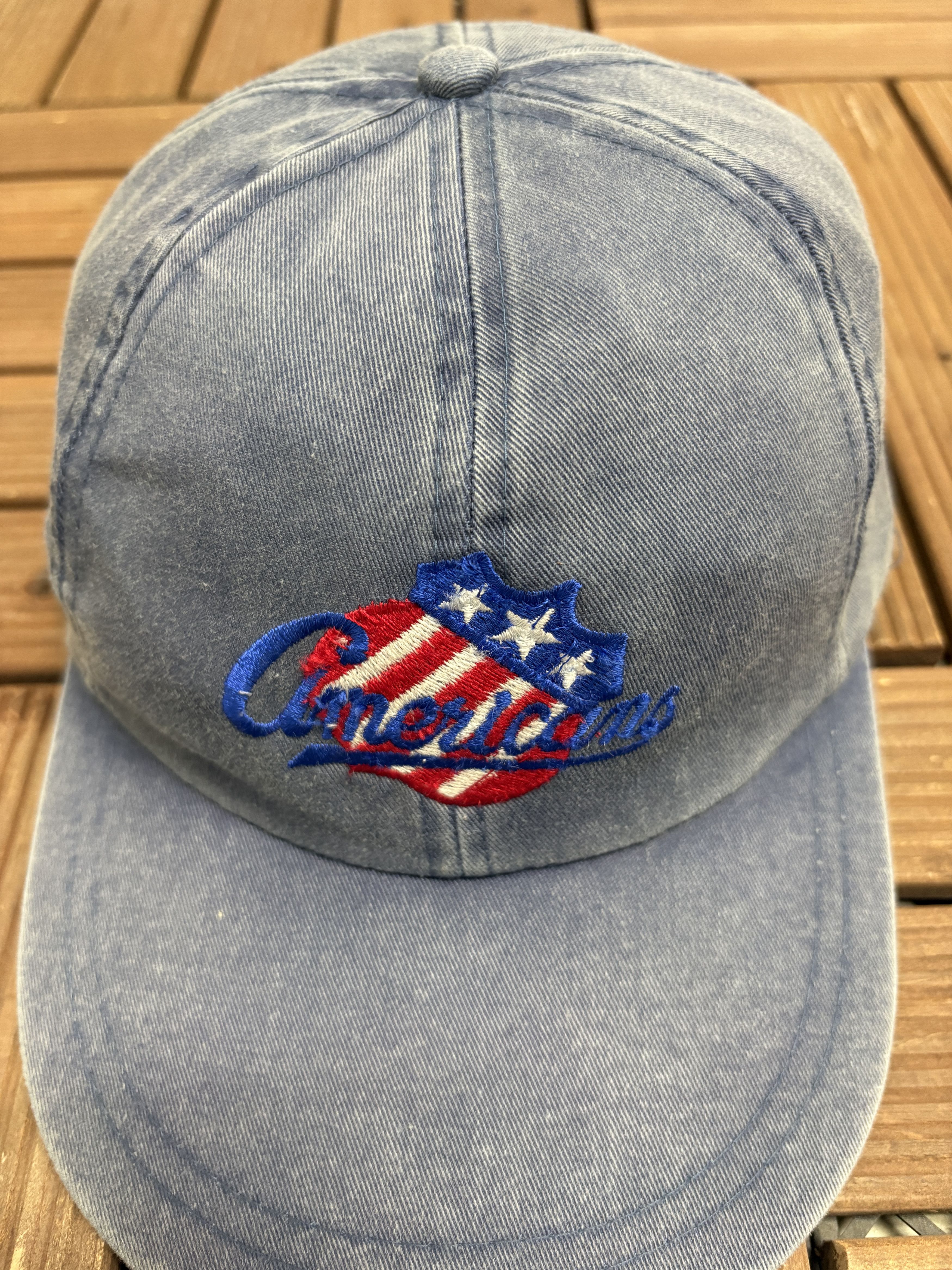 Vintage Rochester Americans Vintage Blue Metal Clasp Hat Cap Size ONE SIZE - 3 Thumbnail