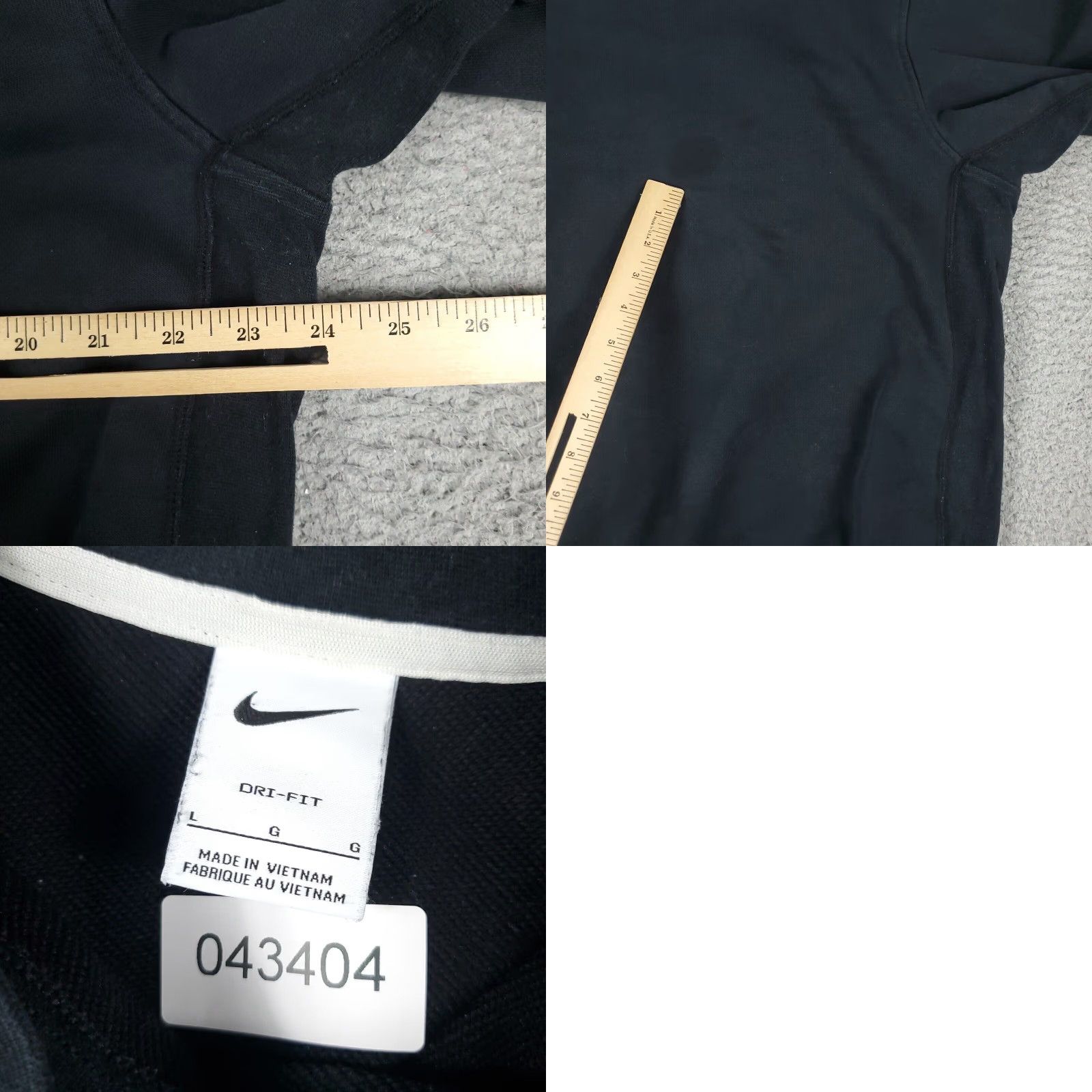 Nike Nike Pullover Sweater Mens Large Black Casual Sweatshirt Swoosh Size US L / EU 52-54 / 3 - 8 Thumbnail