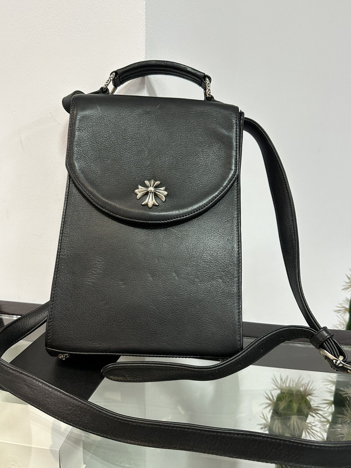Chrome Hearts Chrome Hearts Chrome Hearts CH Plus 2WAY Leather Size ONE SIZE - 2 Thumbnail