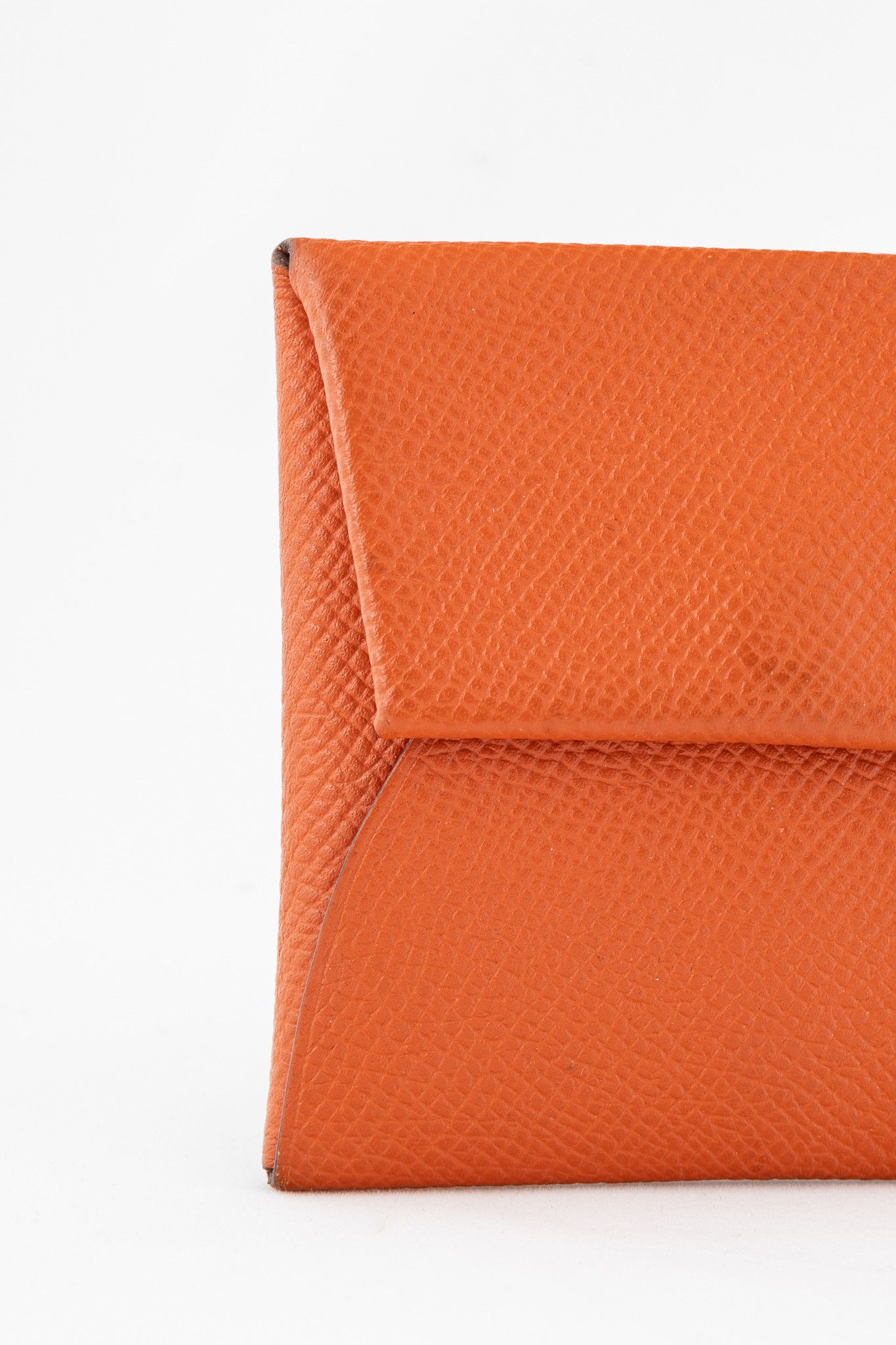 Hermes Hermes Bastia Orange Epsom Calfskin Change Purse Size ONE SIZE - 4 Thumbnail