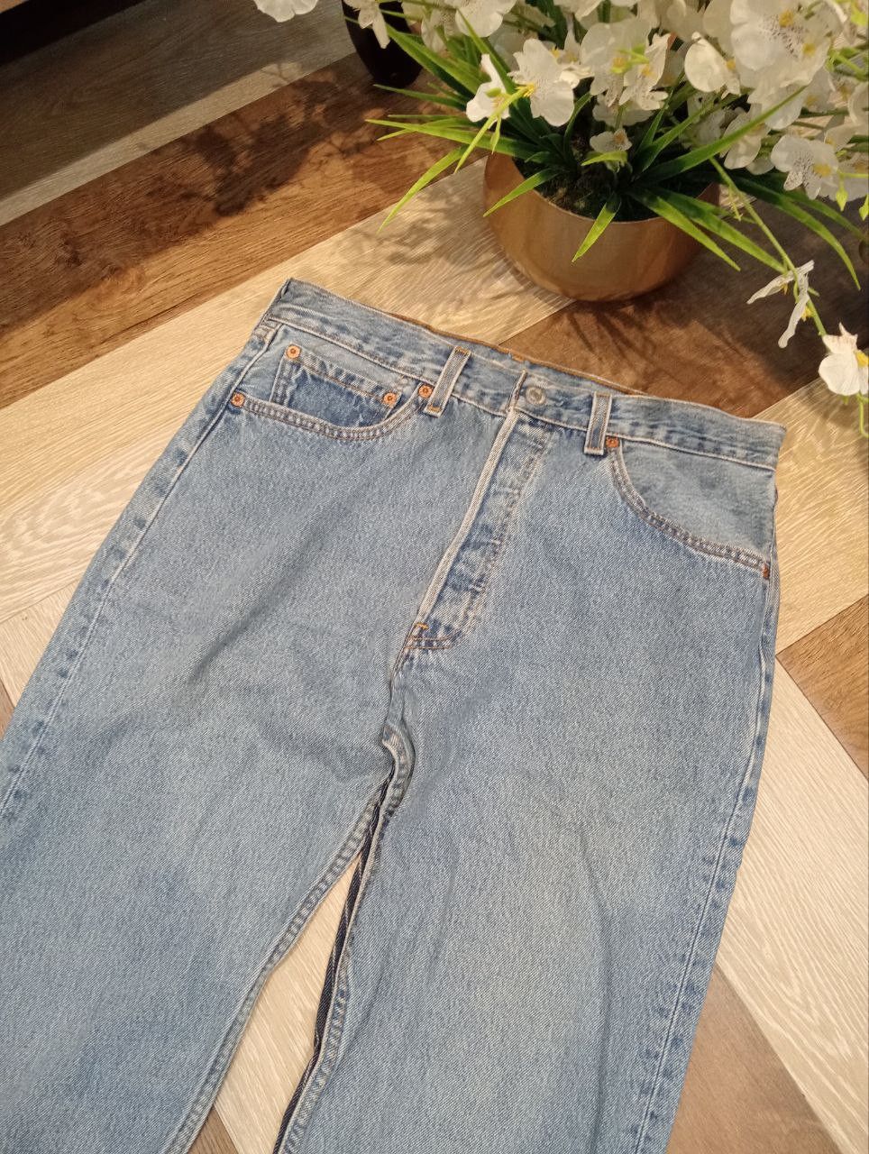 Levi's VINTAGE LEVI'S 501 X SONIC LAB REBUILD JEANS - SIZE 32 Size 31" - 7 Thumbnail