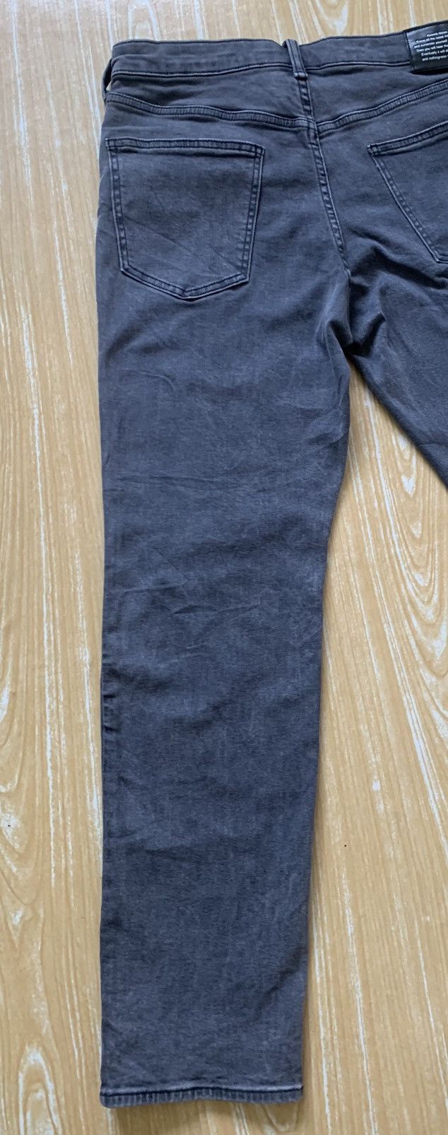 GU Distressed Gu X Undercover Faded Black Stretching Jeans Pant Size US 30 / EU 46 - 14 Thumbnail