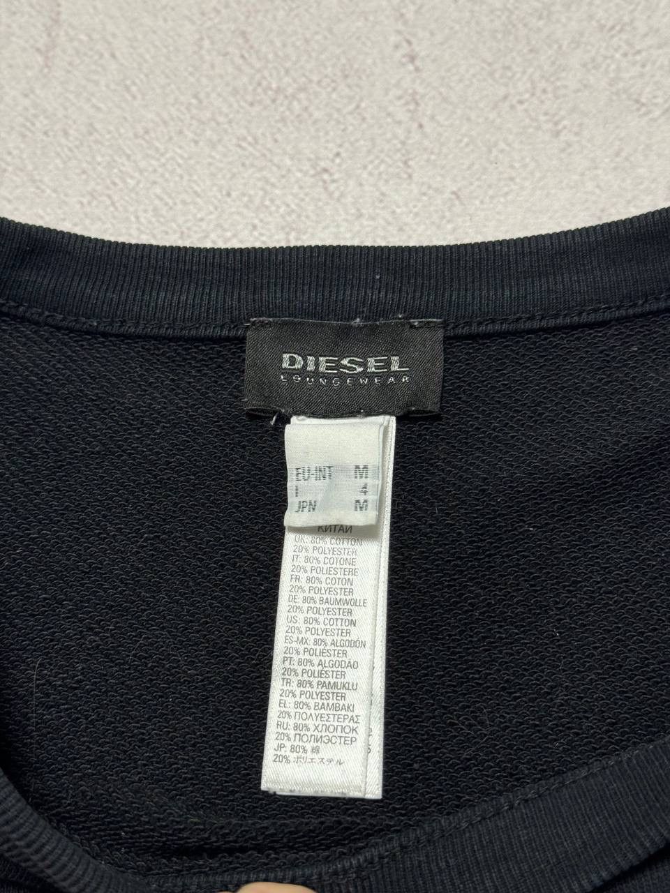 Diesel Vintage Diesel Sweatshirt Baggy Crewneck Black Mens y2k 90s Size US M / EU 48-50 / 2 - 6 Thumbnail
