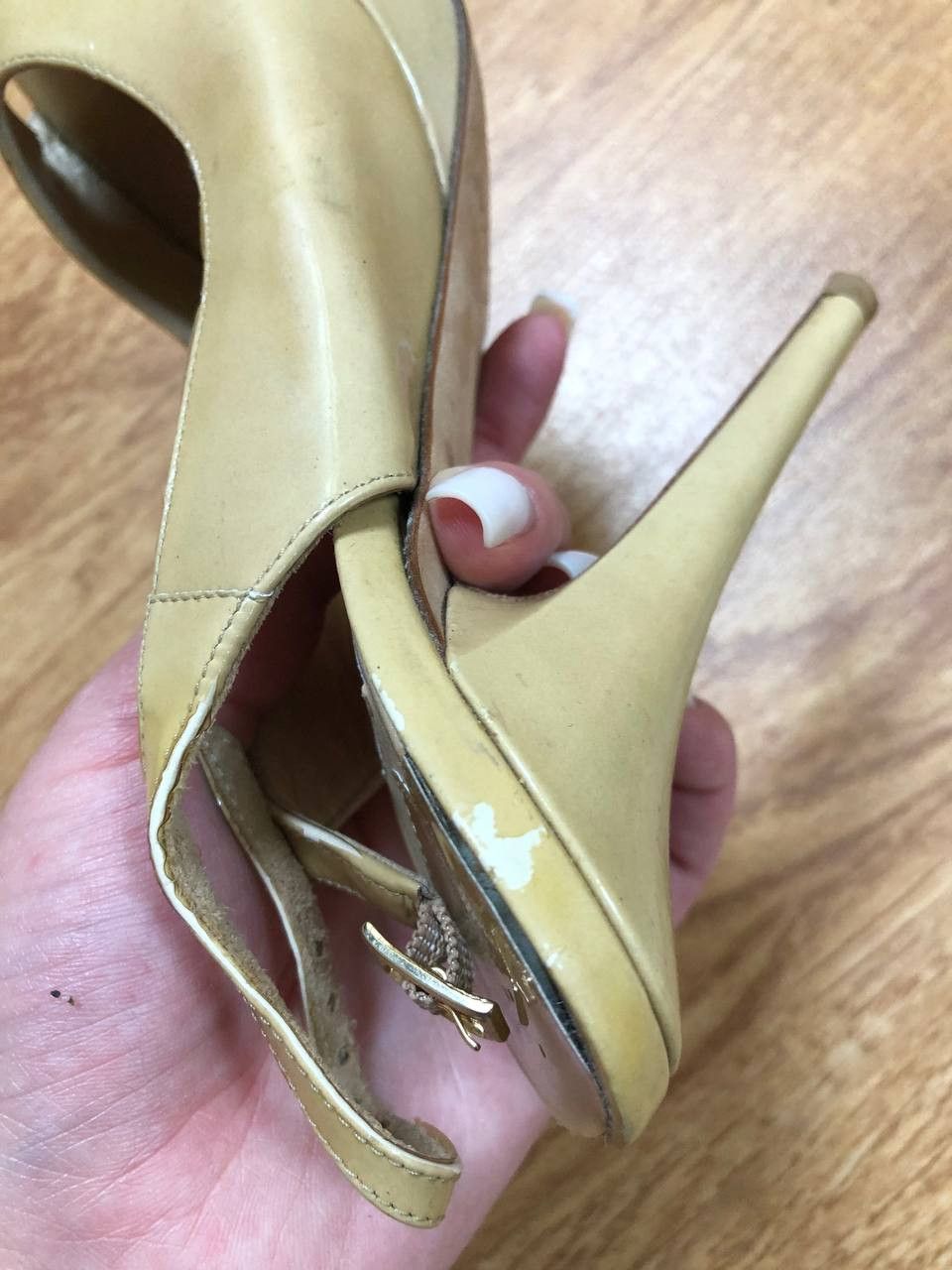 Jimmy Choo × Vintage Jimmy Choo High Heels Sneak Skin Luxury Size US 5 / IT 35 - 9 Thumbnail