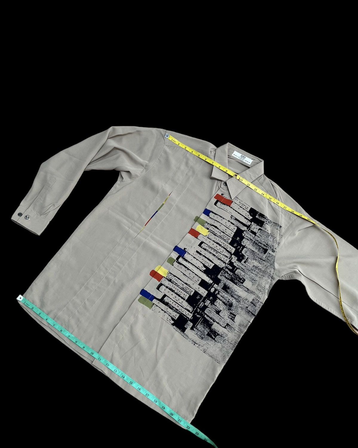 Balenciaga Vintage Rare Balenciaga Paris Sports Button Ups Silk Shirt Size US M / EU 48-50 / 2 - 10 Thumbnail