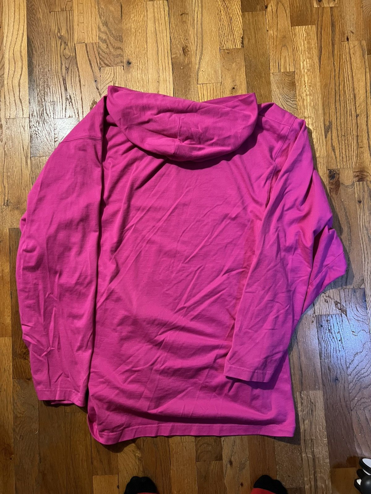 Balenciaga This is Not The New Balenciaga Logo oversized Hooded Shirt Size US S / EU 44-46 / 1 - 2 Thumbnail