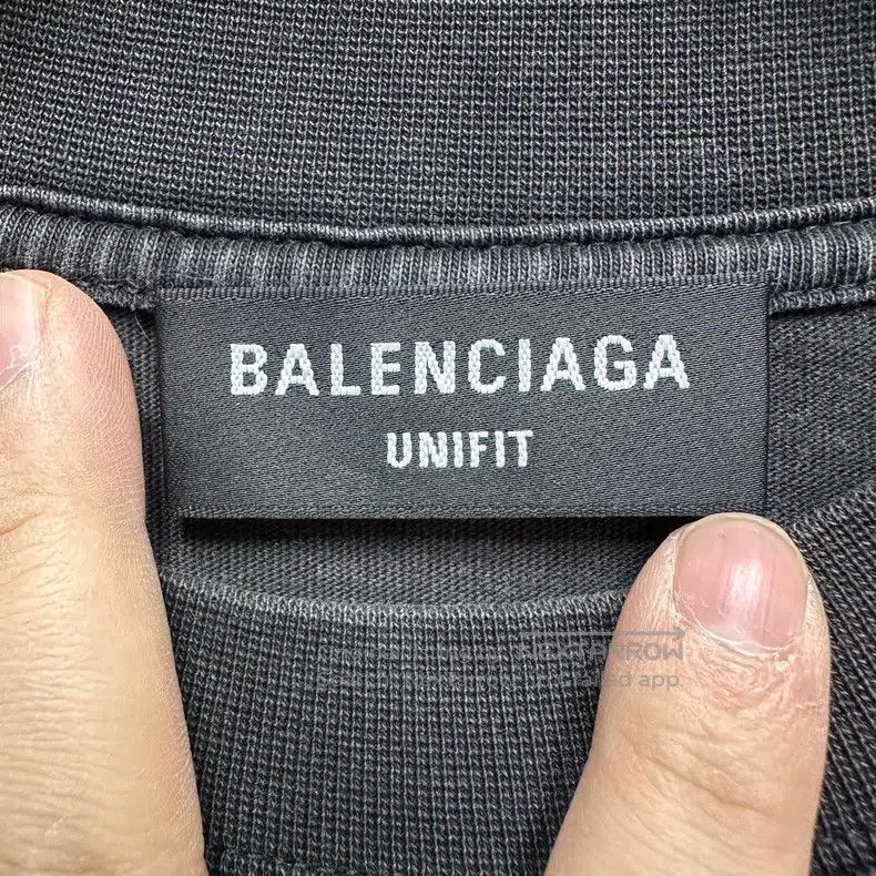 Balenciaga Balenciaga Distressed Black Short Sleeve T-Shirt with Inve Size US M / EU 48-50 / 2 - 3 Thumbnail
