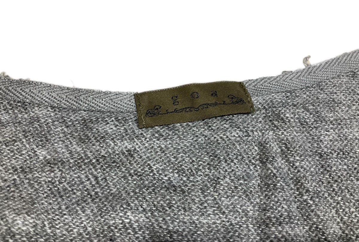 Hysteric Glamour × If Six Was Nine × Le Grande Bleu (L.G.B.) 🔥Y2K Archived G.O.A Asymmetrical Frayed Long Sleeve Shirt Size US S / EU 44-46 / 1 - 6 Thumbnail