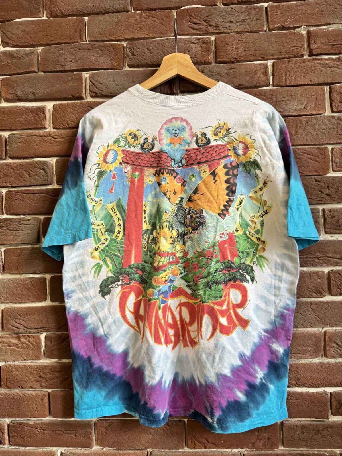 Band Tees Vintage Grateful Dead 90s China Town Tie Dye 1997 L Band Tee Size US L / EU 52-54 / 3 - 2 Thumbnail