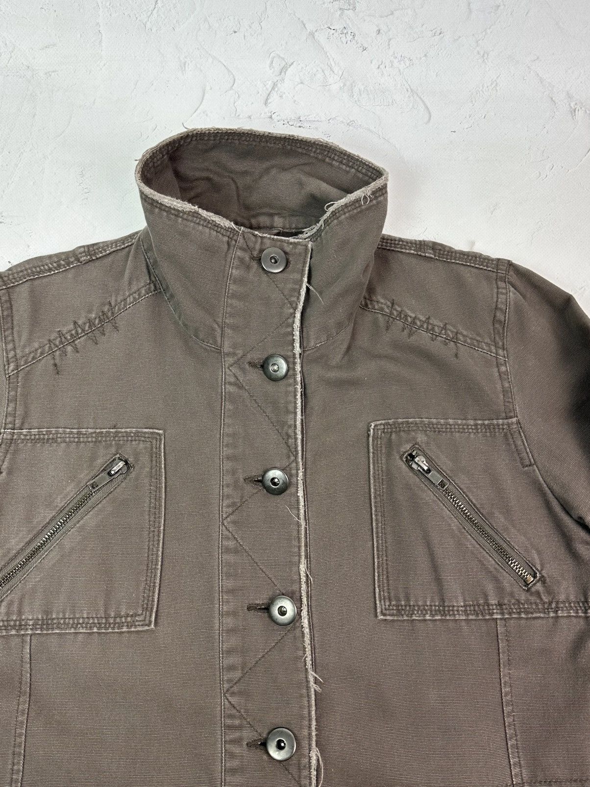 Vintage Vintage Washed Brown Multi pocket Jacket Size XL / US 12-14 / IT 48-50 - 7 Thumbnail