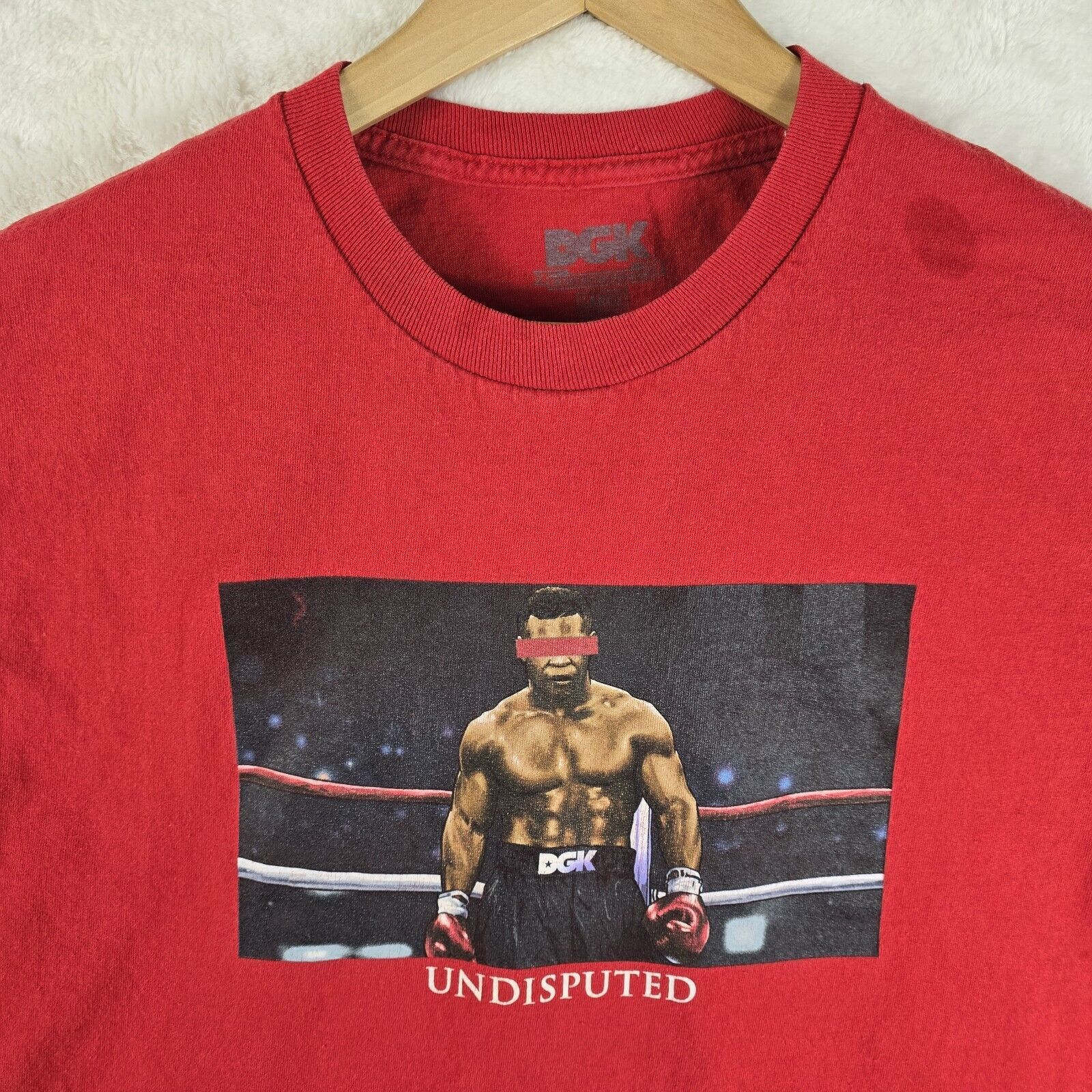 DGK DGK Shirt Men’s Large Red Mike Tyson Undisputed Size US L / EU 52-54 / 3 - 3 Thumbnail