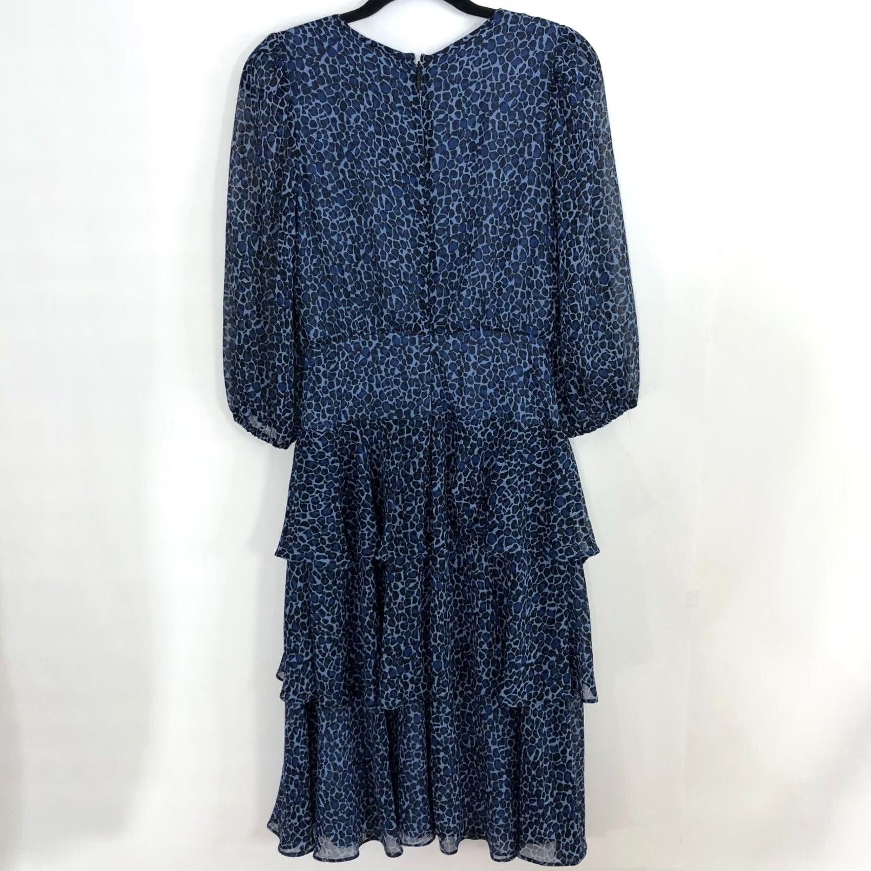 Karl Lagerfeld Karl Lagerfeld MINT Size 2 Women's Tiered Layered Ruffle Full Length Dress Blue Size XS / US 0-2 / IT 36-38 - 3 Thumbnail