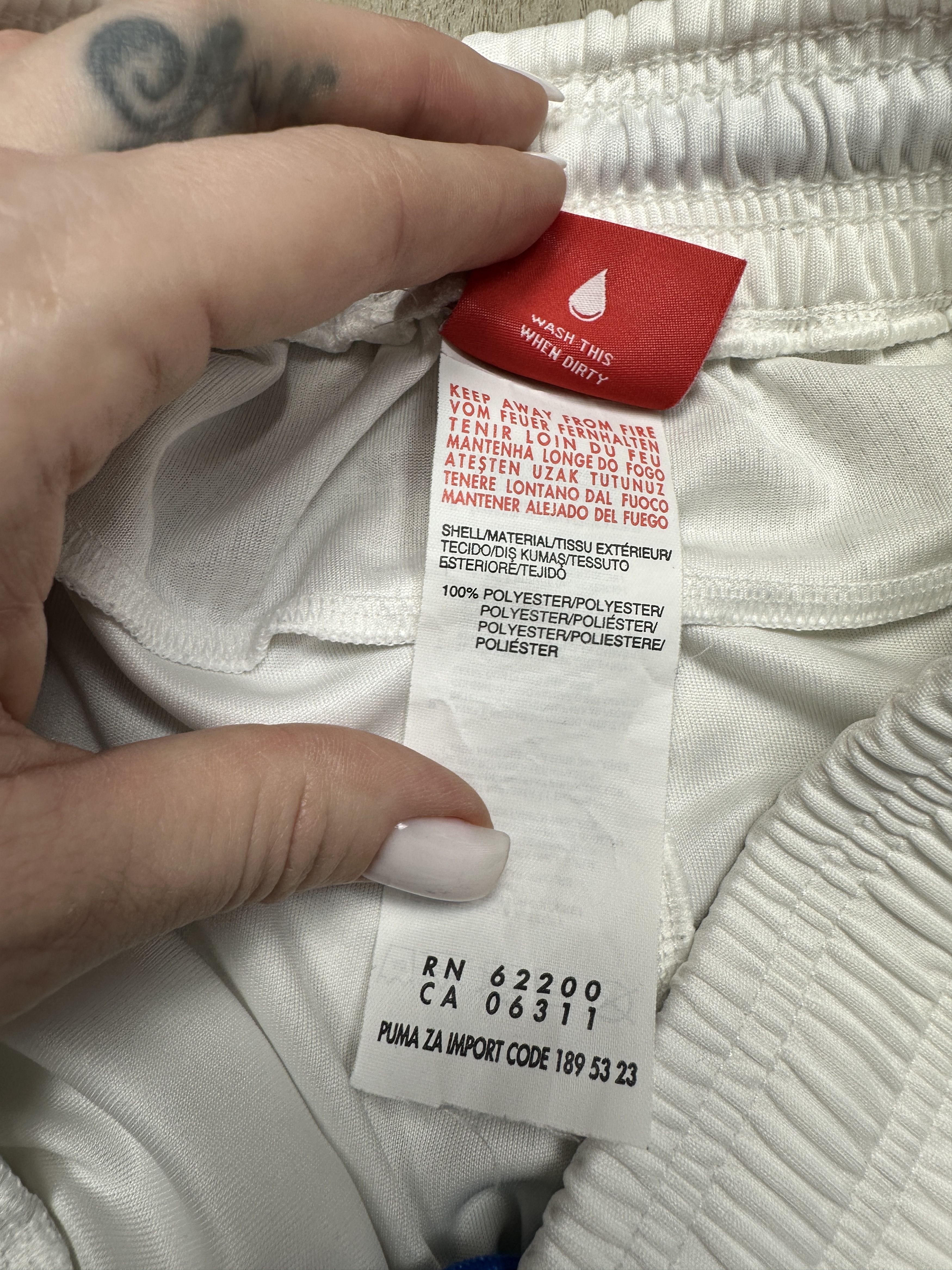 Puma Puma Glasgow Rangers Mens Football Soccer Shorts Size US 30 / EU 46 - 6 Thumbnail