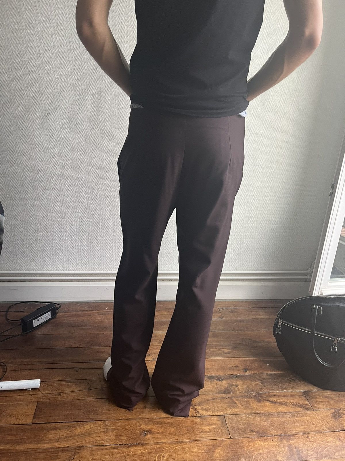 Raf Simons SS2000 Darted Flared Wool Pants Size US 32 / EU 48 - 11 Thumbnail