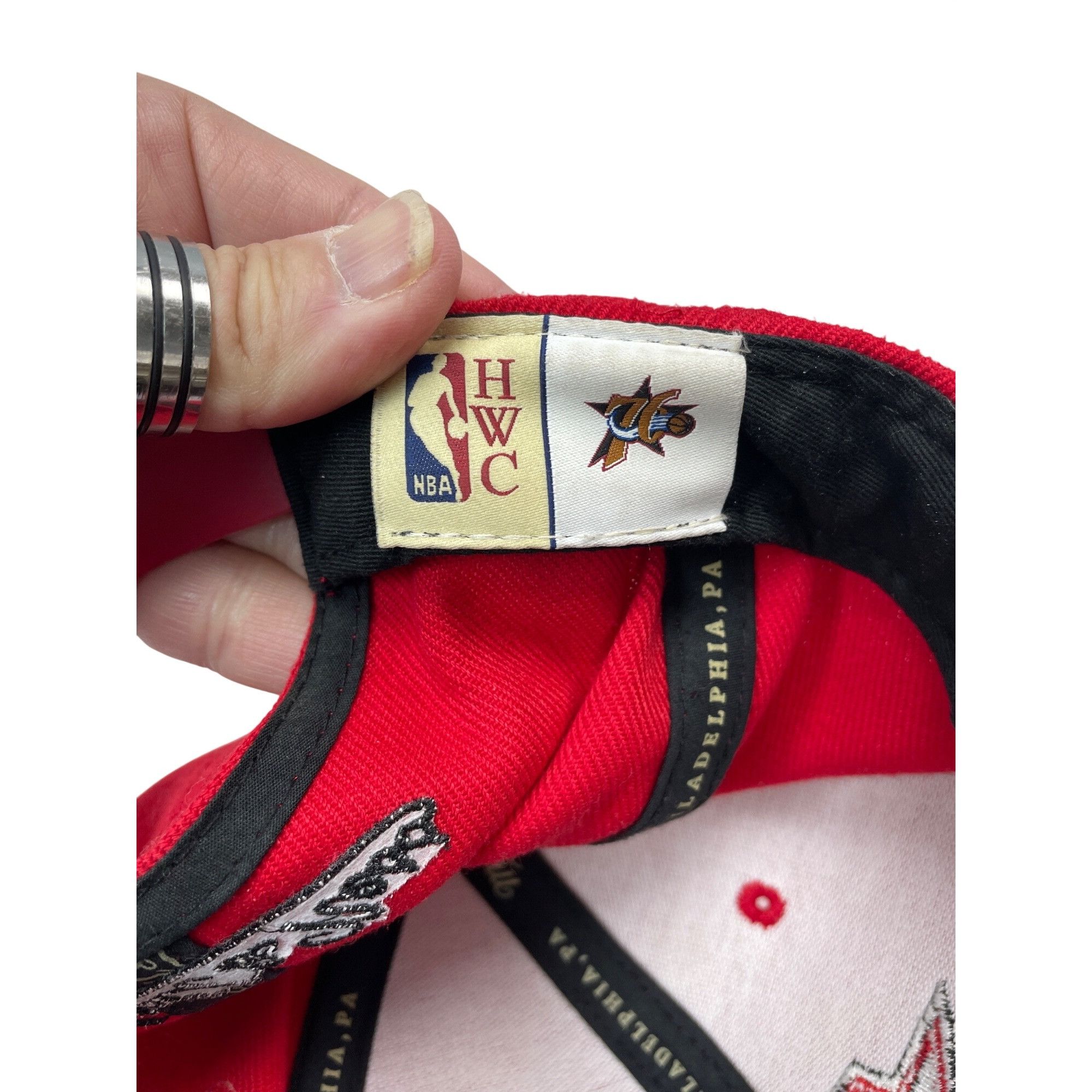 Mitchell & Ness Mitchell Ness Philadelphia 76ers Original Fit Red Snapback H Size ONE SIZE - 13 Thumbnail