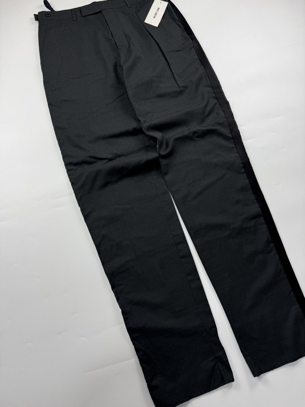Helmut Lang Helmut Lang Side Tape Wool Silk Trouser Size US 32 / EU 48 - 3 Thumbnail