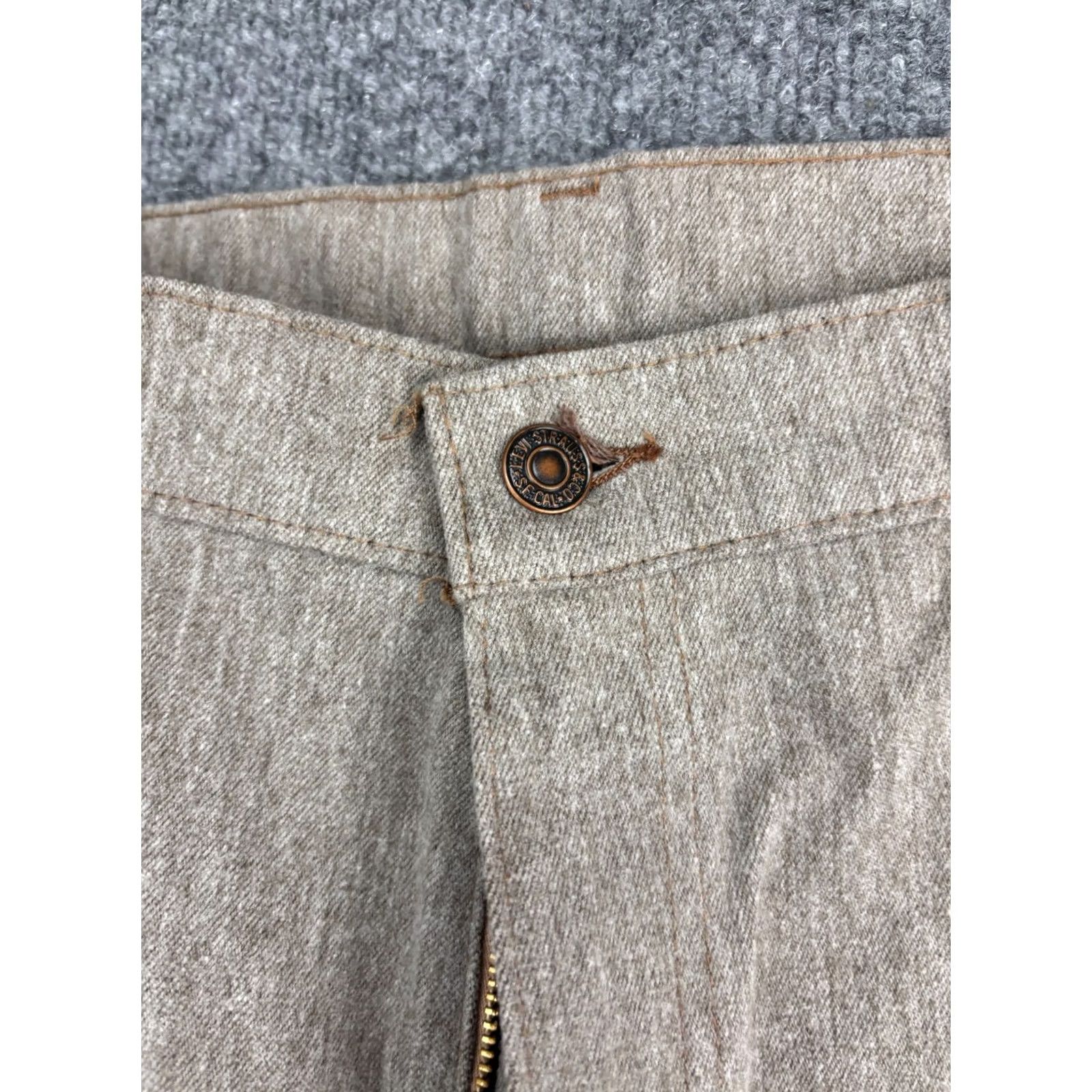 Levi's VINTAGE Levi's Pants Mens Bootcut Gray 70s 36x26 Classic Casual Western Business Holiday Style Retro 1970s Mens Jeans Pants Size US 36 / EU 52 - 2 Thumbnail