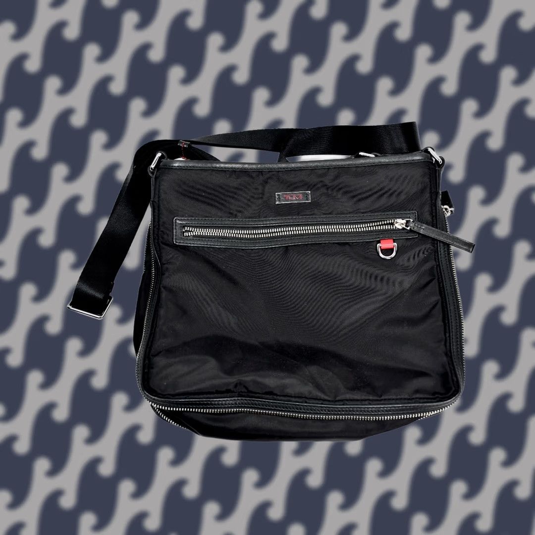 Tumi Tumi Landon Alcott Crocodile Embossed Black Leather Backpack | Grailed