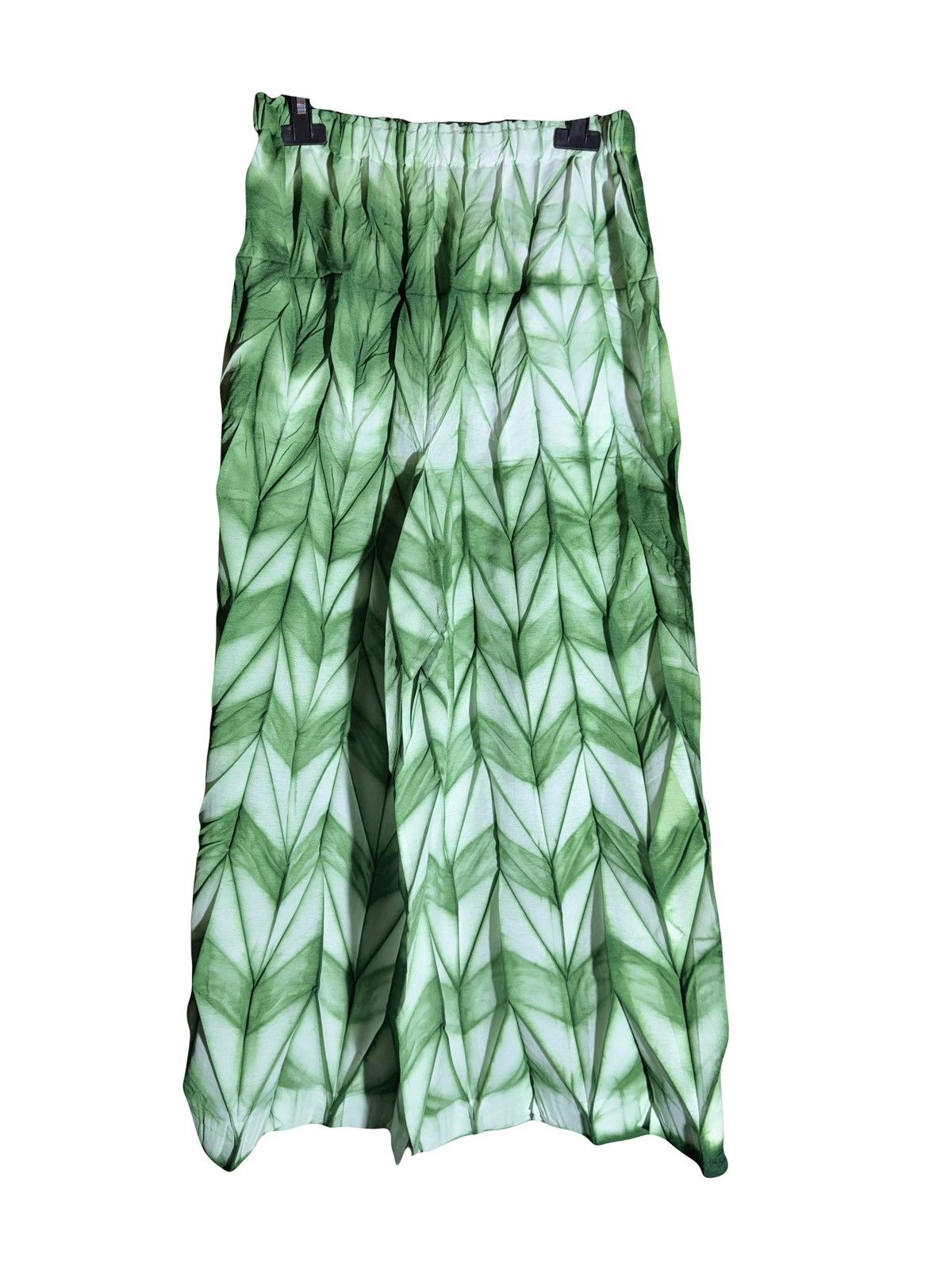 Issey Miyake issey myake green tie&dye origami pleat 3 jp Size 27" / US 4 / IT 40 - 1 Thumbnail
