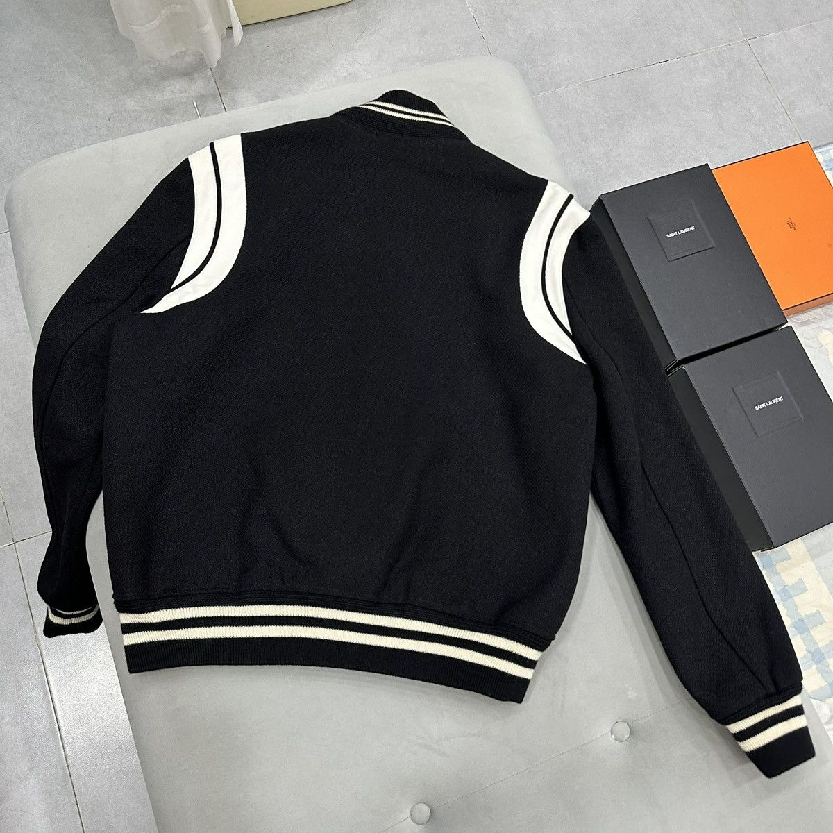 Saint Laurent Paris HEDI SLIMANE X SAINT LAURENT SS18 BLACK TEDDY JACKET IT48 Size US M / EU 48-50 / 2 - 2 Thumbnail