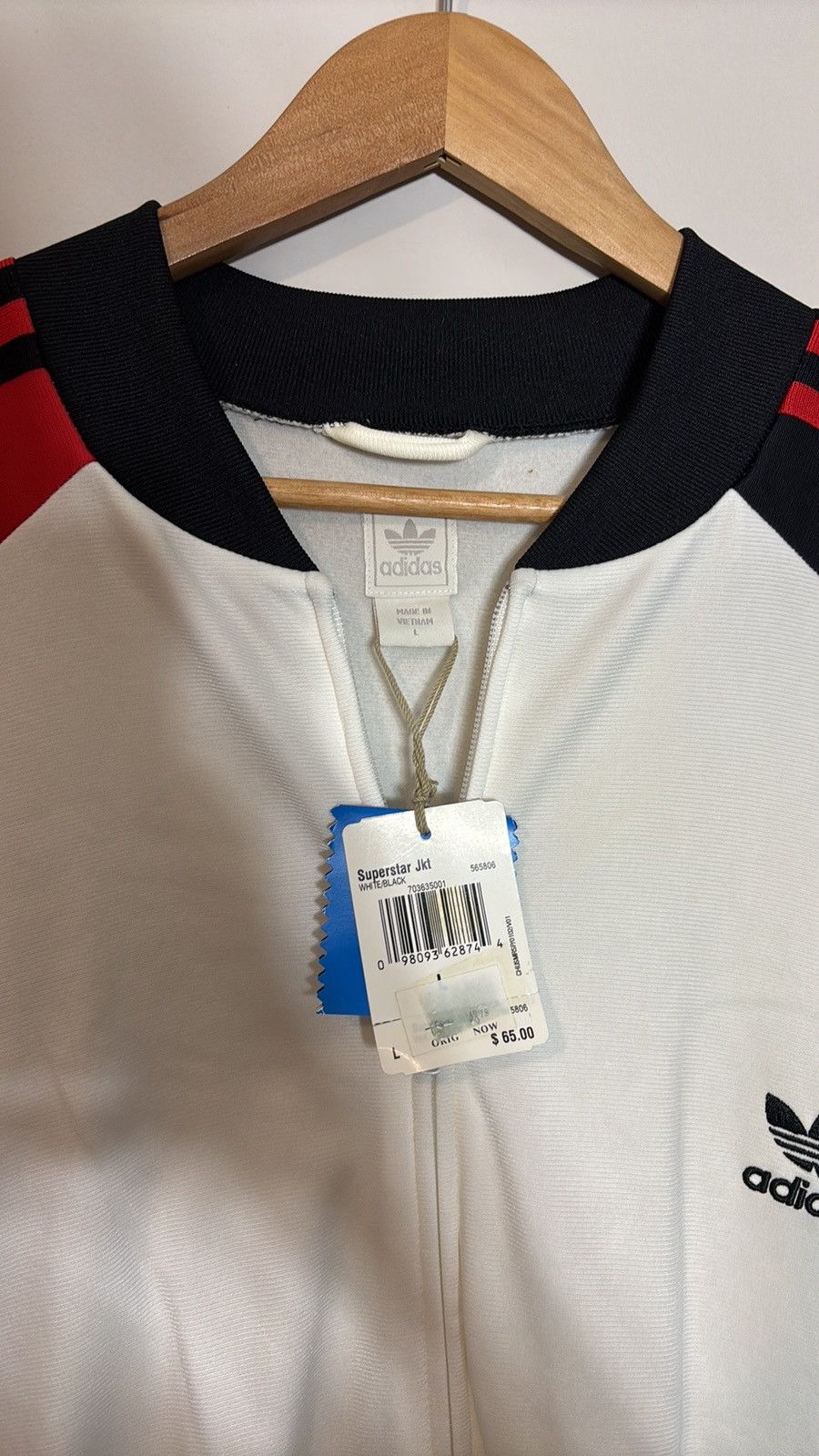 Adidas Adidas Superstar Warmup Jacket Size US L / EU 52-54 / 3 - 3 Thumbnail