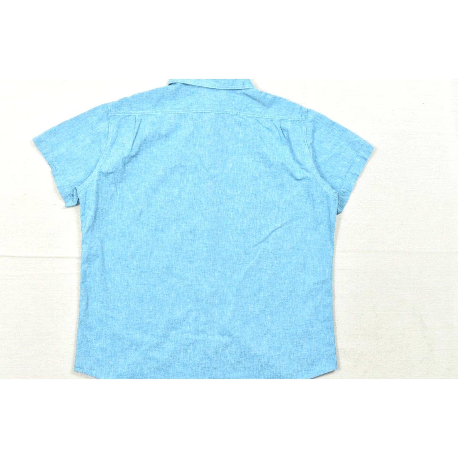 Cremieux Cremieux Slim Fit Shirt XXL Blue Cotton Linen Blend Short Sleeve Button-Down Casual Mens Regular Size 2XL Blue Size US XXL / EU 58 / 5 - 6 Thumbnail