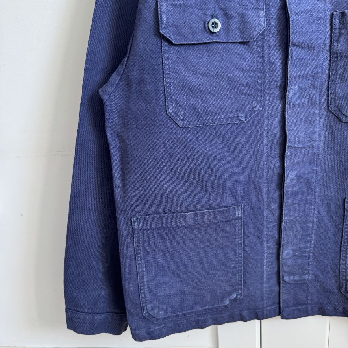 Le Laboureur Sun faded vintage french works distressed jacket Size US M / EU 48-50 / 2 - 4 Thumbnail