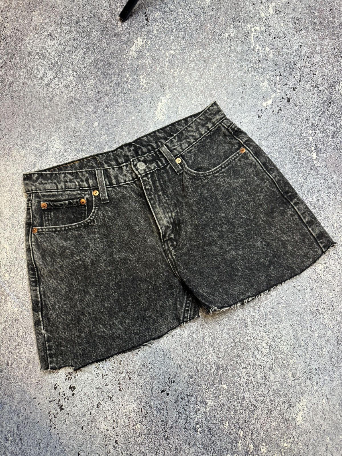 Levi's 💥CHIC LEVIS HI-BALL WMNS SHORT CUSTOM MADE Size 30" / US 8 / IT 44 - 5 Thumbnail