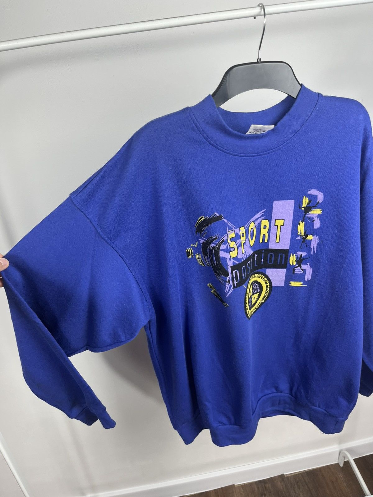 Puma Vintage Puma Sport Position Sweatshirt Blue Bulgaria Size US L / EU 52-54 / 3 - 9 Thumbnail