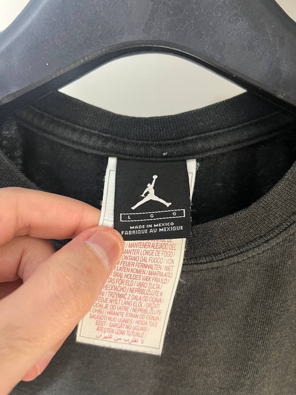 Jordan Brand VINTAGE NIKE AIR JORDAN RETRO T-SHIRT DRILL Y2K 90s Size US L / EU 52-54 / 3 - 5 Thumbnail