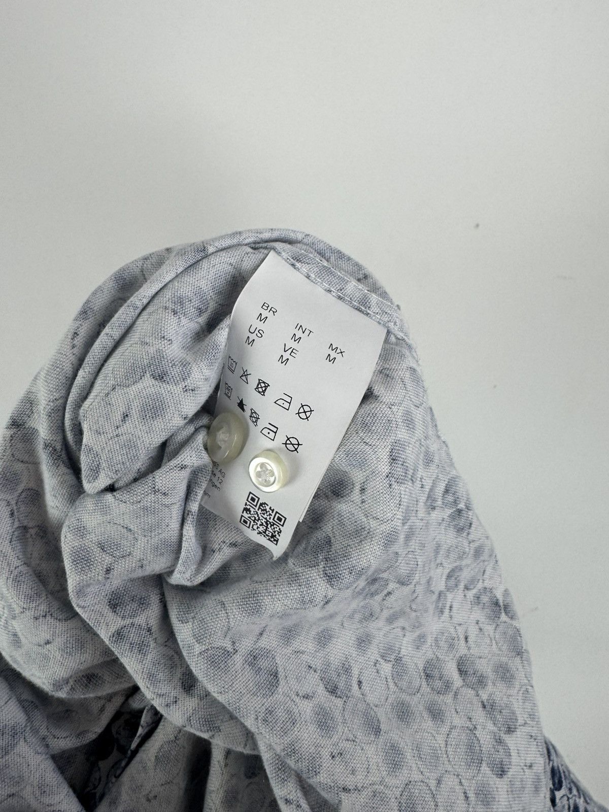 Hugo Boss Hugo Boss Printed Long Sleeve Shirt Size US M / EU 48-50 / 2 - 5 Thumbnail