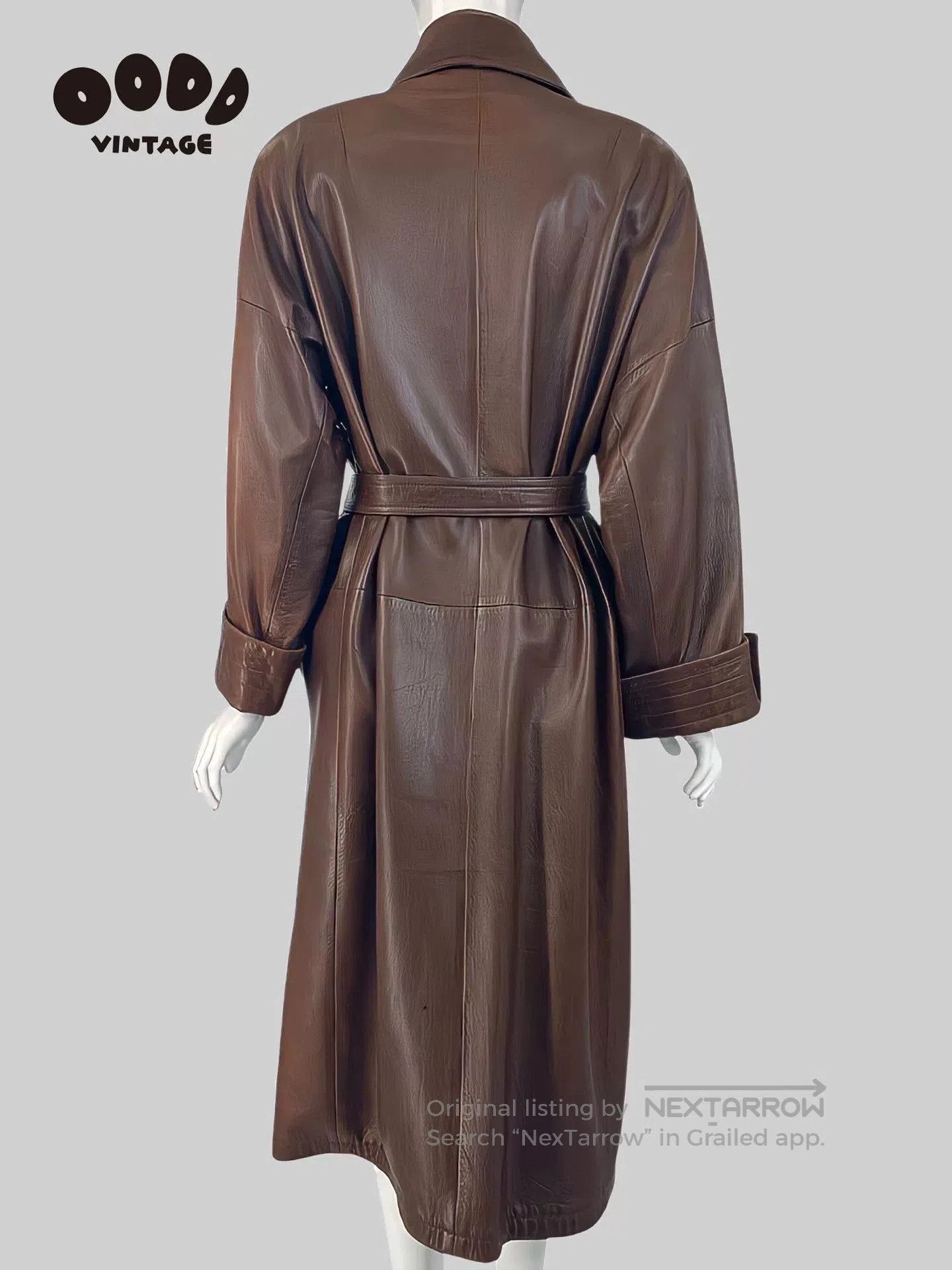 Loewe LOEWE Vintage Long Leather Coat. Size M / US 6-8 / IT 42-44 - 2 Thumbnail