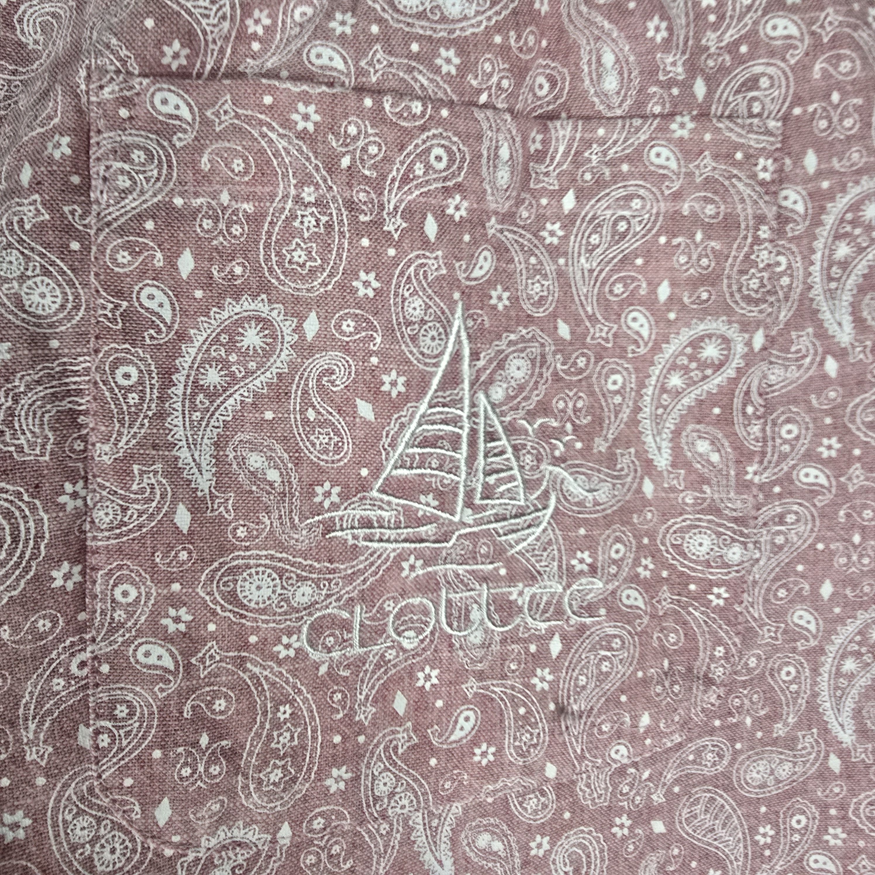 CLOT Clot Clottee Mens Large Bandana Paisley Print Shorts Pink Size US 34 / EU 50 - 3 Thumbnail