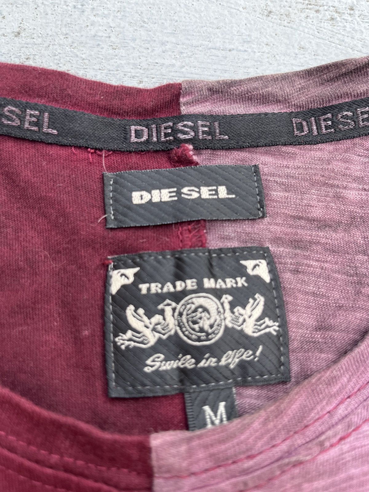 Diesel Y2K Diesel Double Layers Tee Punk Style Size US S / EU 44-46 / 1 - 5 Thumbnail