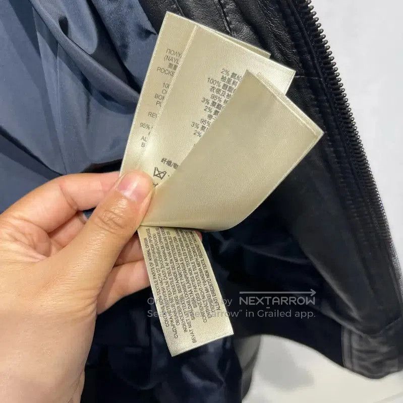 Burberry Burberry Black Leather Bomber Jacket for Men. Size US L / EU 52-54 / 3 - 8 Thumbnail