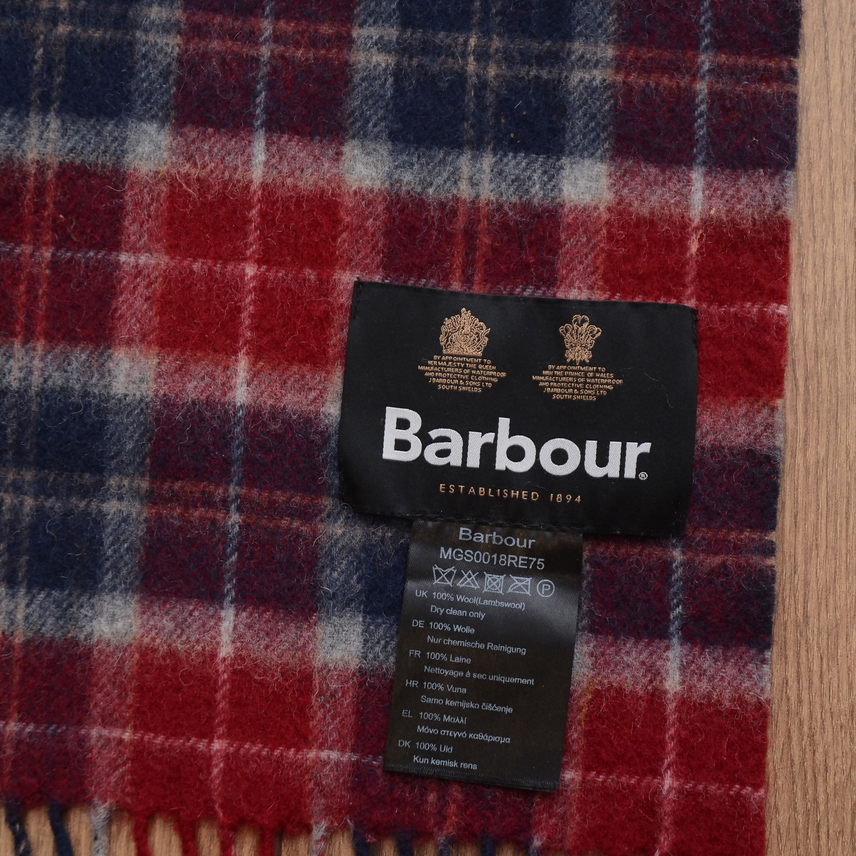 Barbour Barbour Winter Tartan Nova Check 100% Lambswool Scarf Unisex Size ONE SIZE - 9 Thumbnail