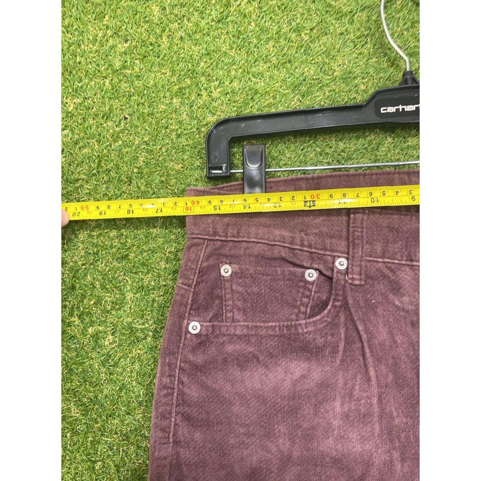 Levi's VINTAGE Levi's 505 Jeans Womens 10 MIS M Lower Rise Straight Purple 30x31 32x32 Denim 100% Cotton Girls Womens Jeans Levi's 500 Series Size 32" / US 10 / IT 46 - 4 Thumbnail