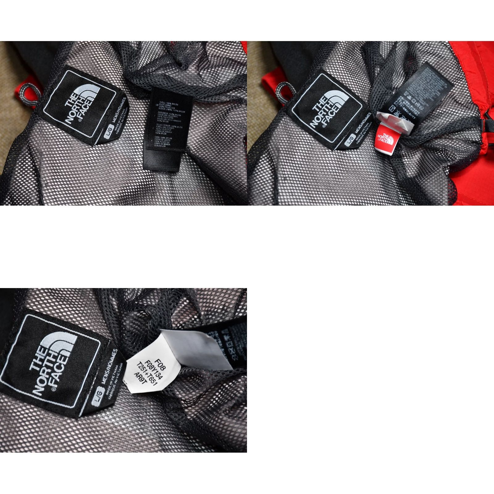 The North Face The North Face HyVent Jacket Mens M Red Hooded Rain Coat Outer Shell Polyester ZIP Casual Travel 90s Outdoor Mens Size US M / EU 48-50 / 2 - 9 Thumbnail