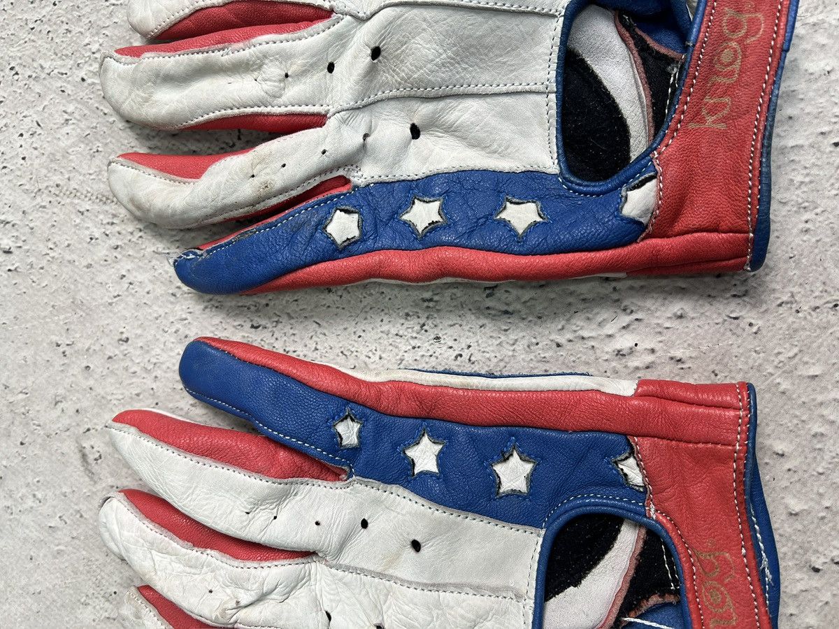 Japanese Brand USA leather archive gloves y2k style hype Size ONE SIZE - 3 Thumbnail