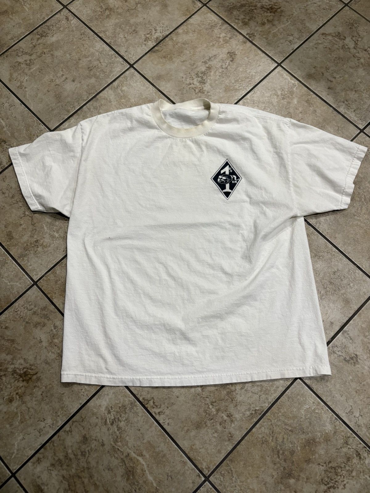 Vintage Outlaw biker tee Size US XL / EU 56 / 4 - 2 Thumbnail