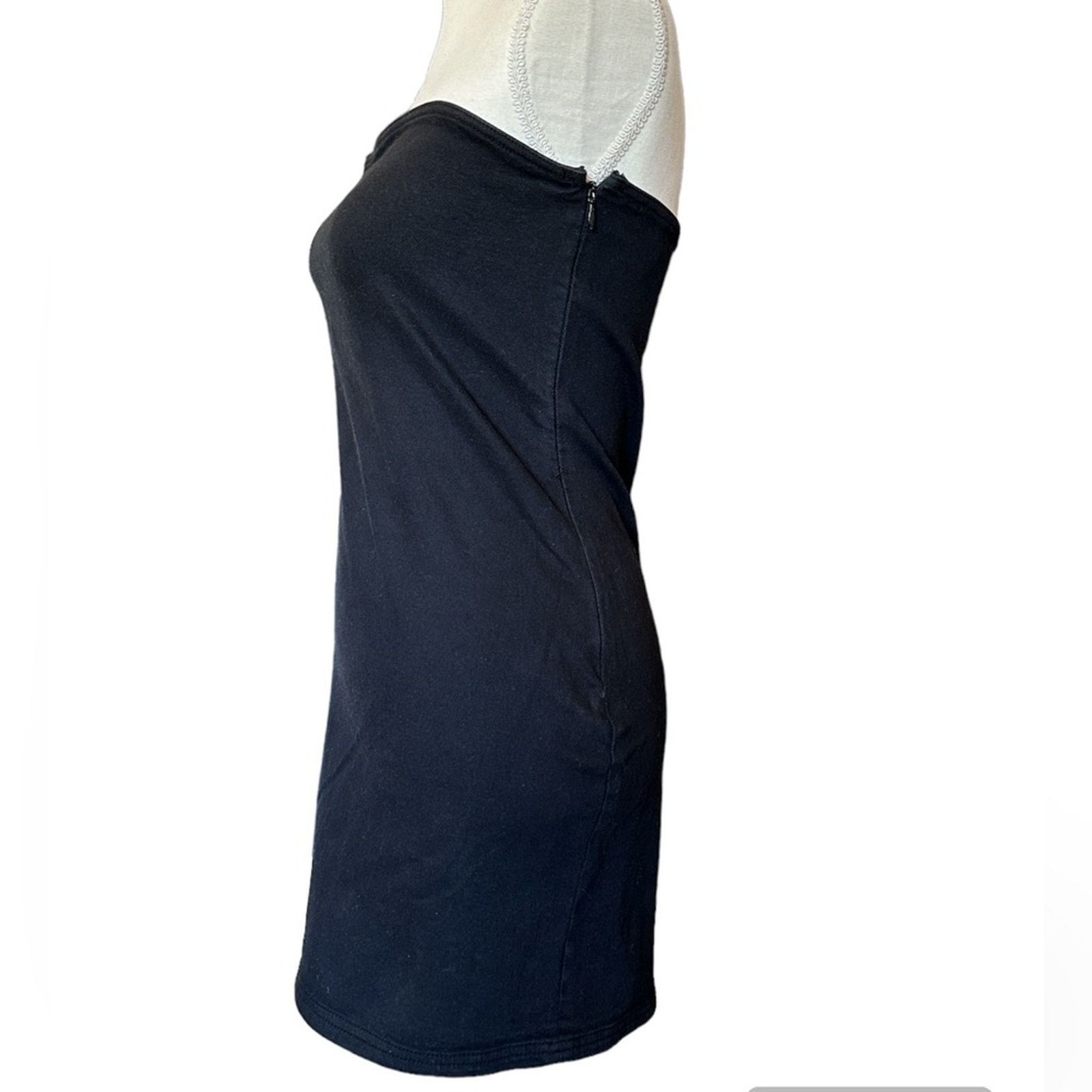 Zara NWT Zara Bandeau Short Dress in Black Size M / US 6-8 / IT 42-44 - 5 Thumbnail
