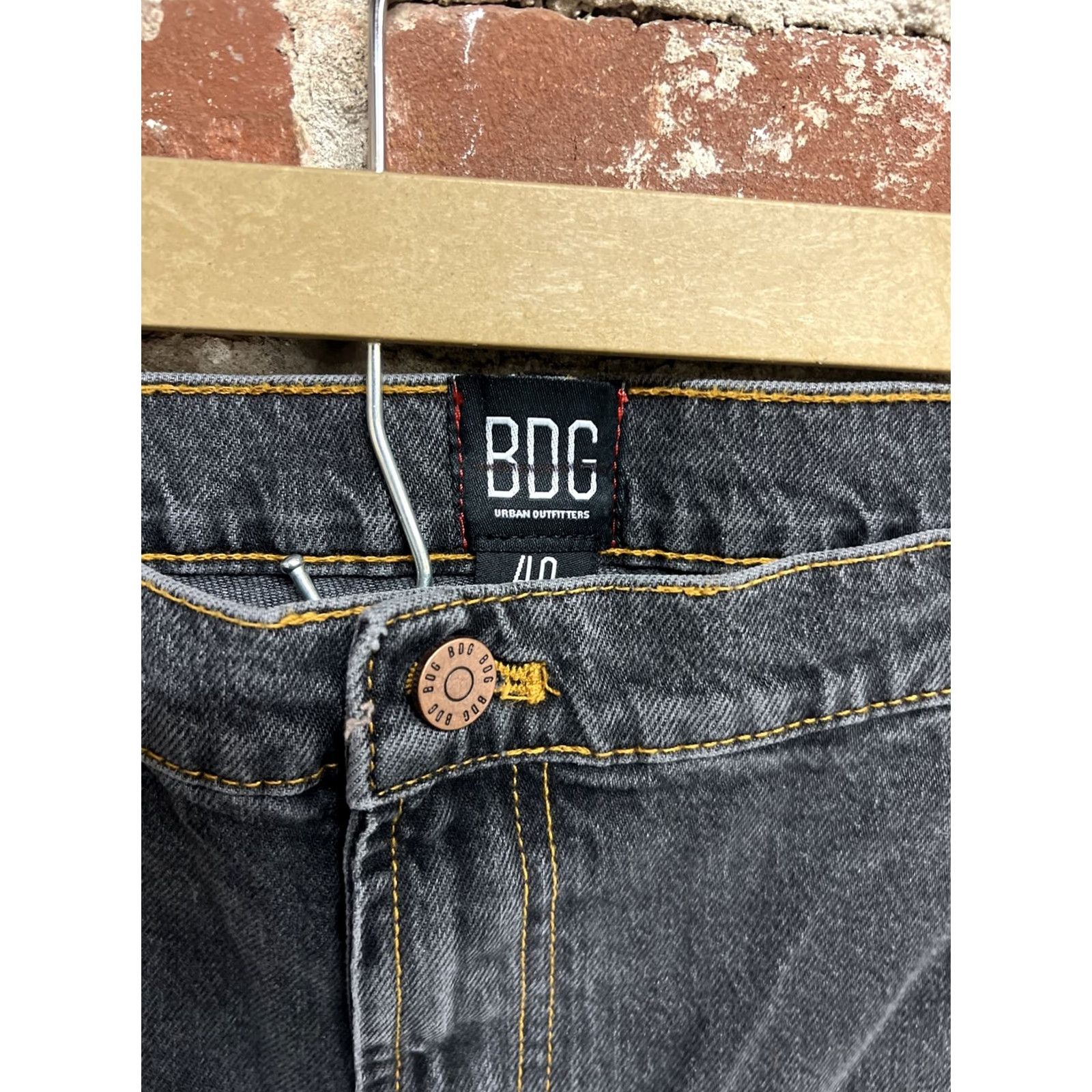 Urban Outfitters BDG Urban Outfitters Jeans Black Low Rise Flare Cropped 40 NWT Womens Jeans Size 27" / US 4 / IT 40 - 2 Thumbnail